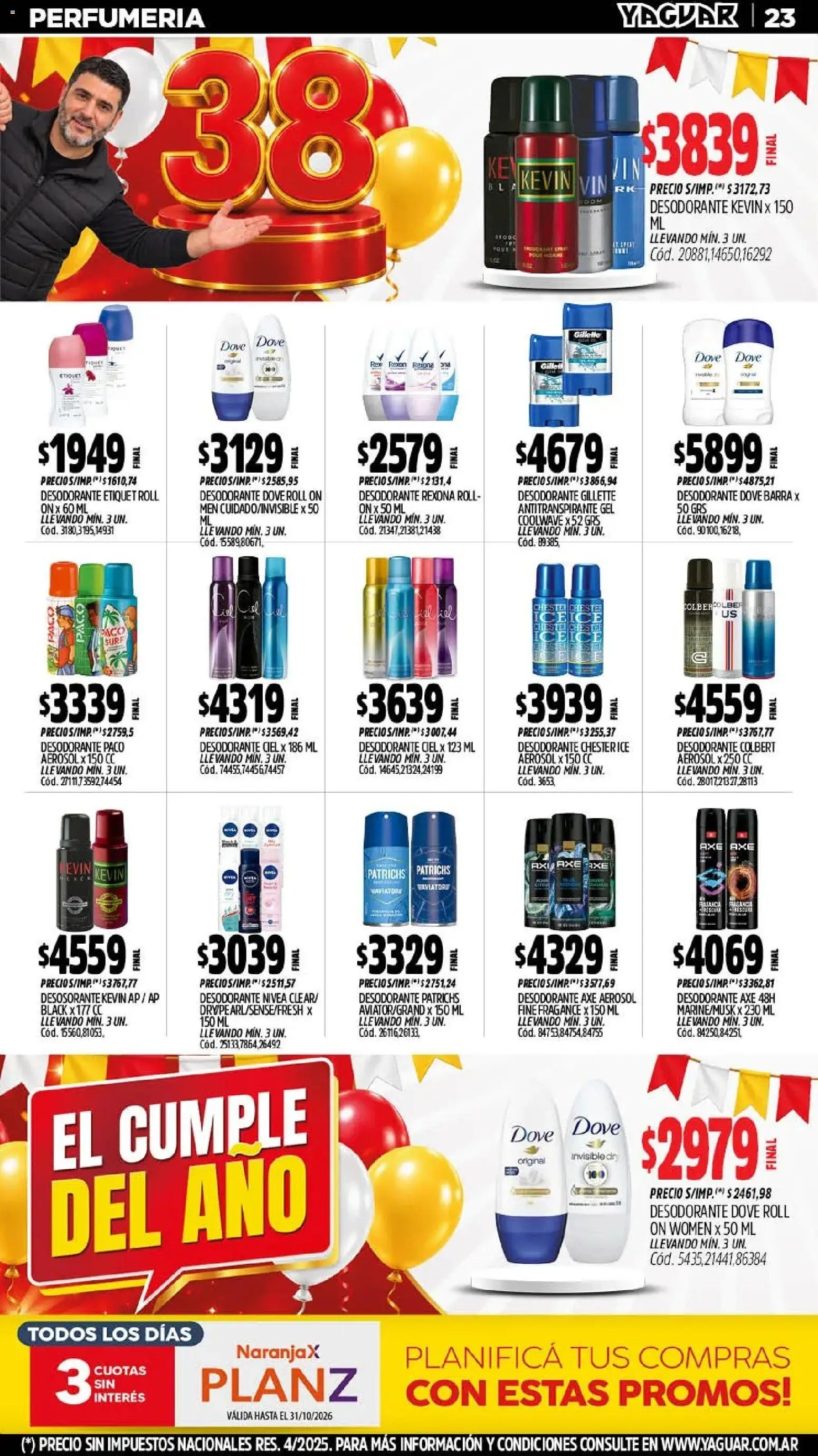 Yaguar - Oferta Semanal Mendoza │ válido desde el 12/10/2026 | Página: 25