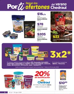 Vista previa de Chedraui folleto, nuevo folleto de la tienda, válido en México a partir del 20/07/2026 | Página: 2