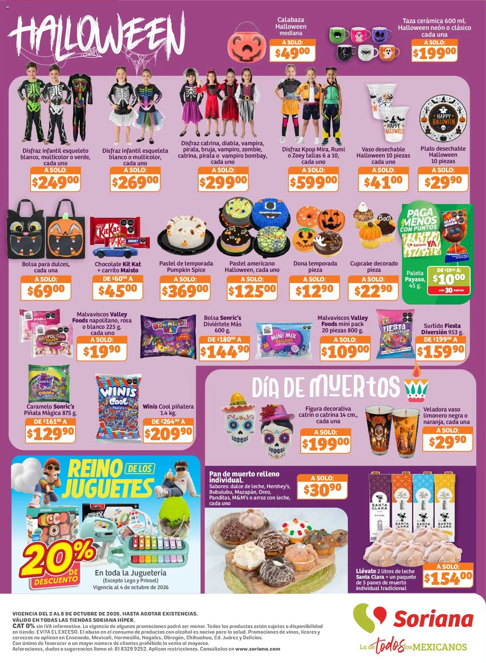 Nuevas ofertas de Soriana válidas en toda la República Mexicana desde el 02/10/2026. ¡Encuentra las mejores ofertas en Soriana Híper - En México Oferta se dice Soriana! | Página: 8
