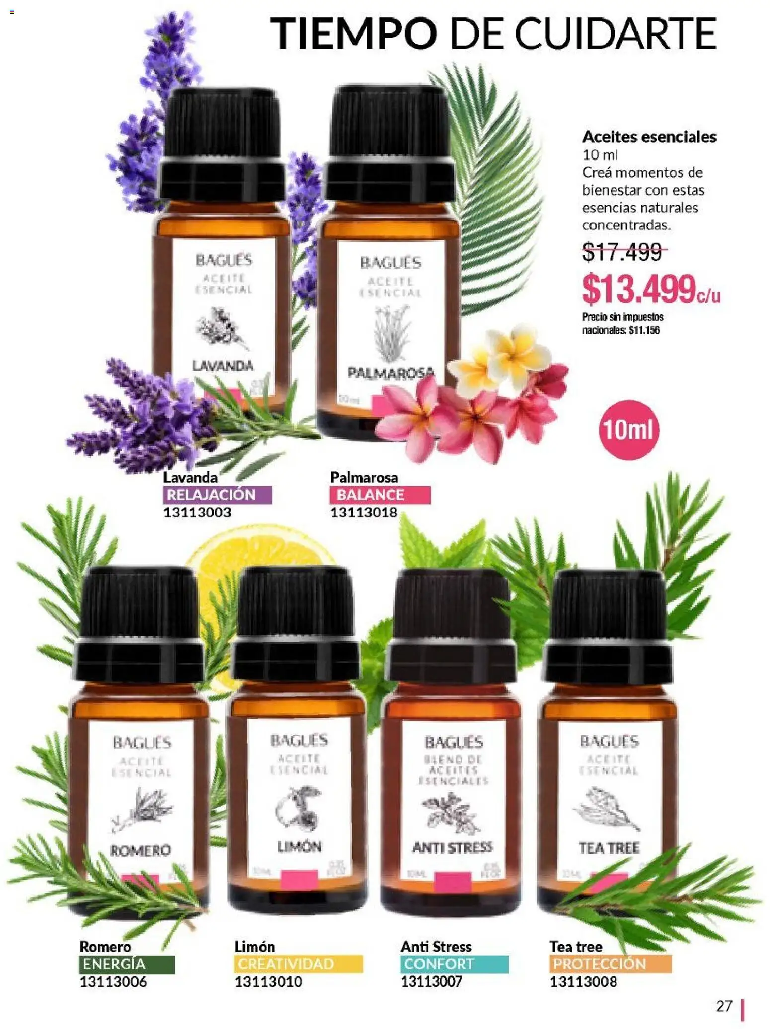 Bagués - Catálogo │ válido desde el 04.05.2026 | Página: 27 | Productos: Aceite, Limón, Esencias