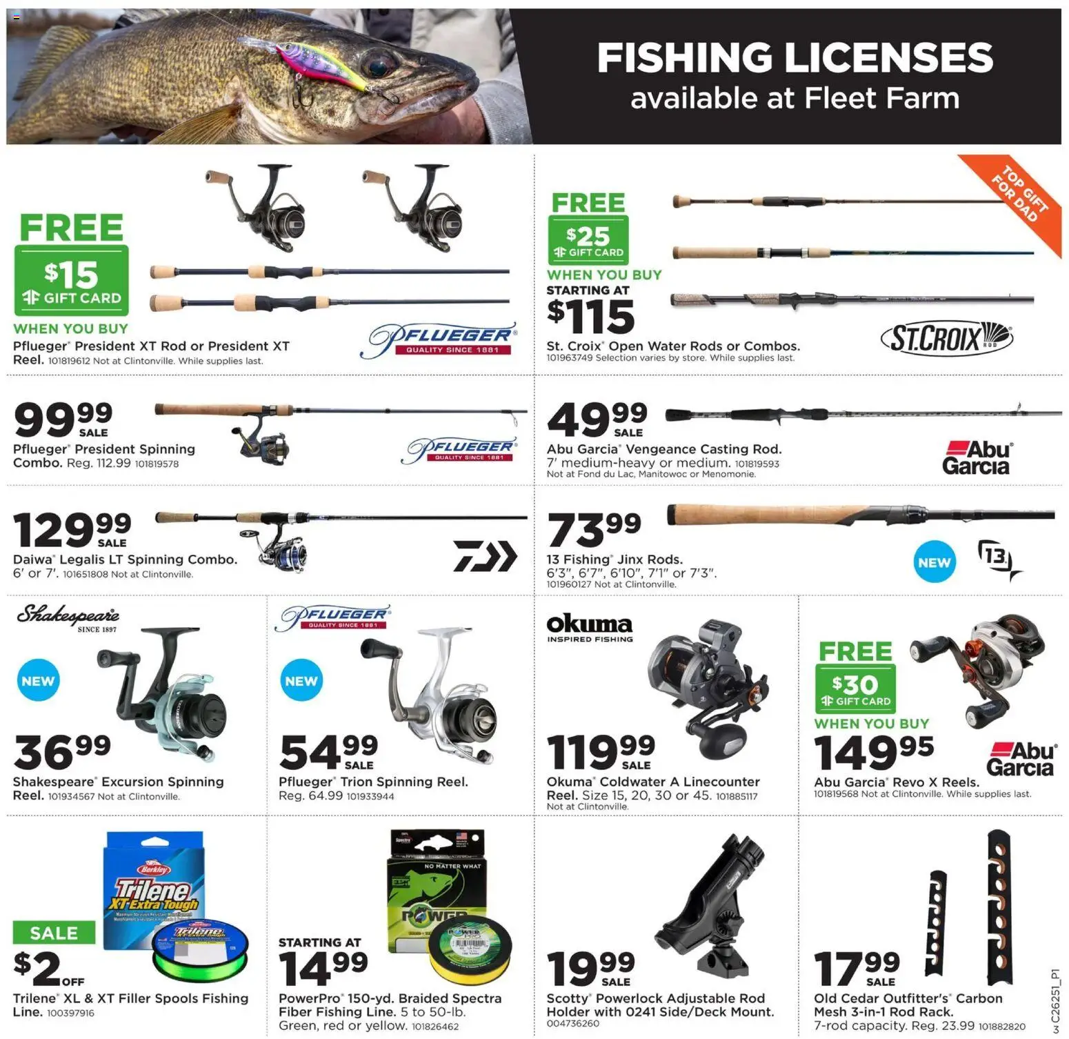 Mills Fleet Farm Weekly Ad - valid from 15.06.2026 | Page: 4 | Products: Water, Rod