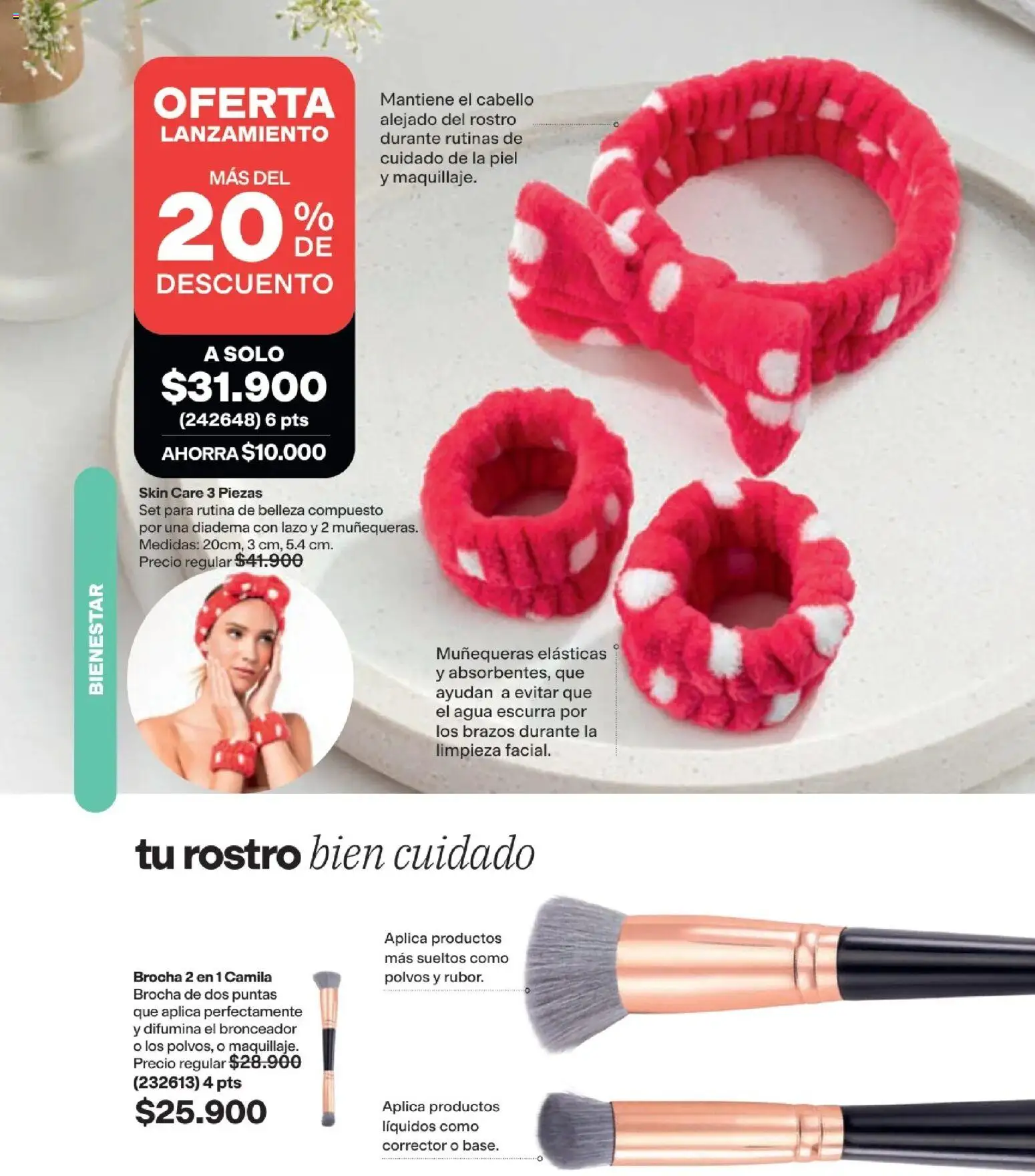 Avon revista - valida desde el 16/08/2026 | Página: 164 | Productos: Agua, Brocha, Bronceador, Diadema