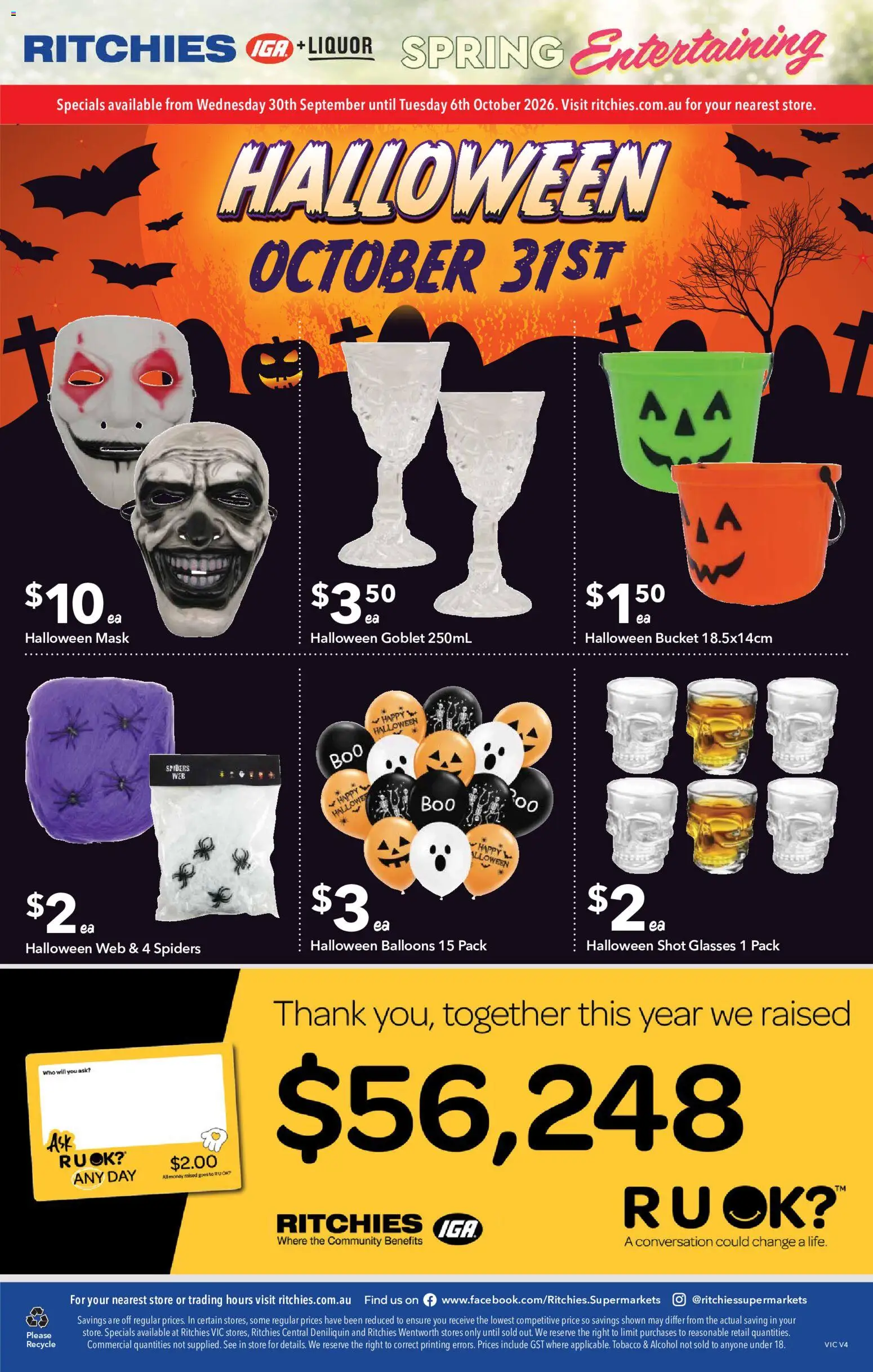 Ritchies catalogue - valid from 30/09/2026 | Page: 14 | Products: Bucket, Alcohol, Mask, Glasses