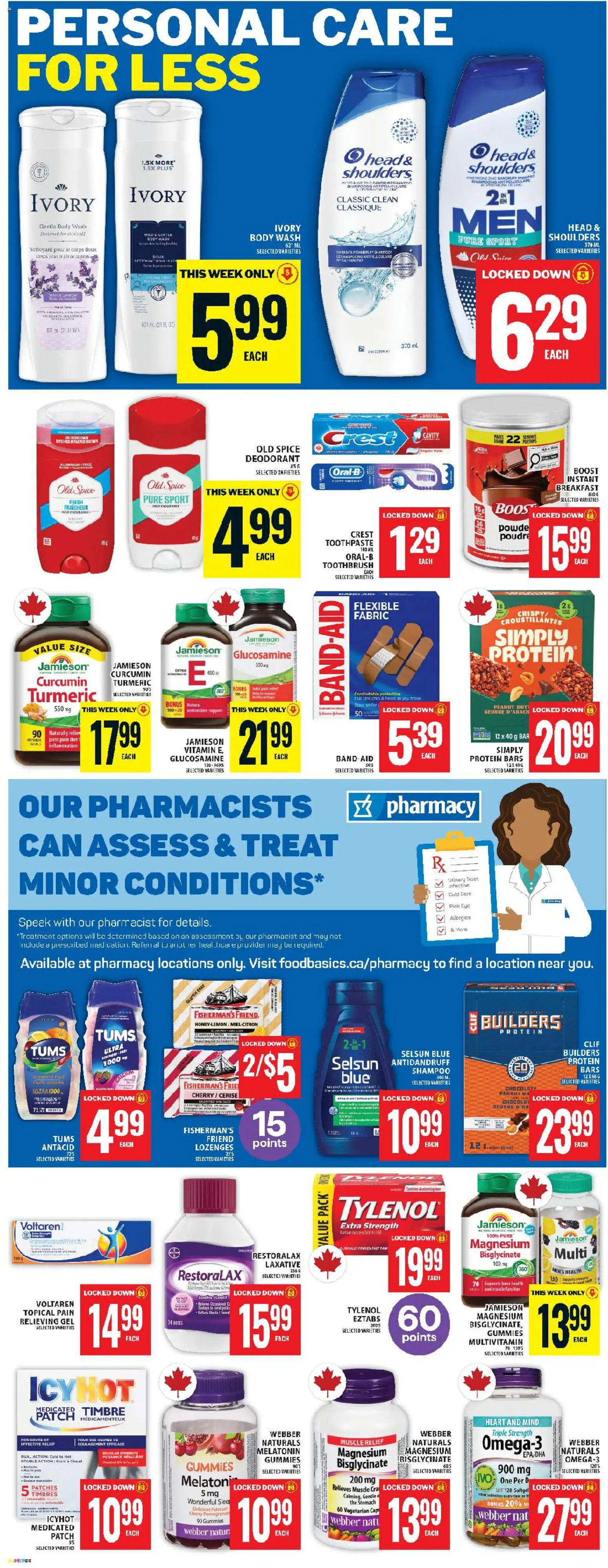 Food Basics flyer valid from 28.05.2026 | Page: 19 | Products: Tea, Shampoo, Body wash, Chocolate
