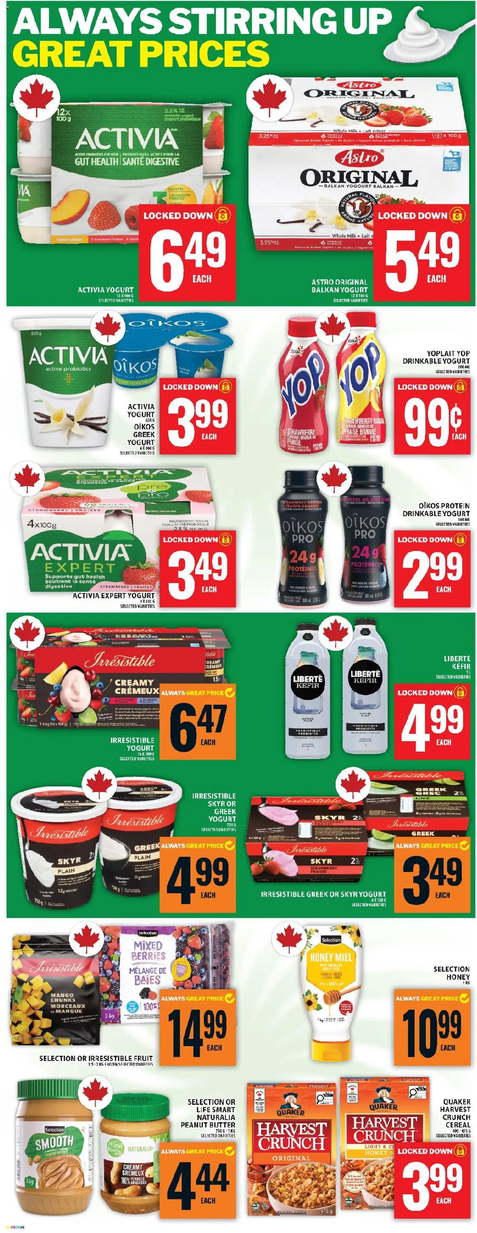 Food Basics flyer valid from 28.05.2026 | Page: 15 | Products: Milk, Butter, Yogurt