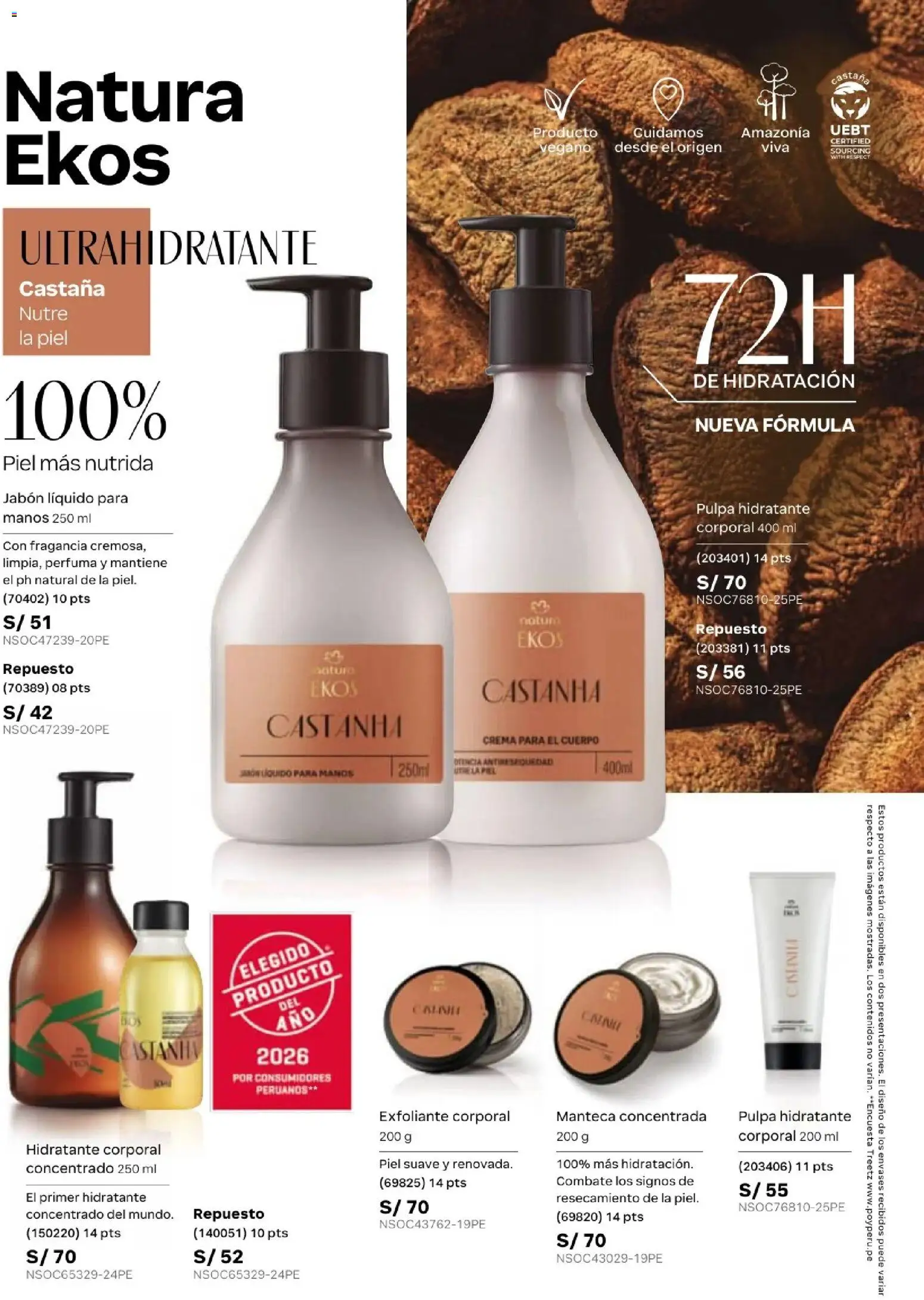 Catálogo Natura válido desde 24.05.2026 | Página: 101 | Productos: Exfoliante, Crema para el cuerpo, Jabón, Fragancia