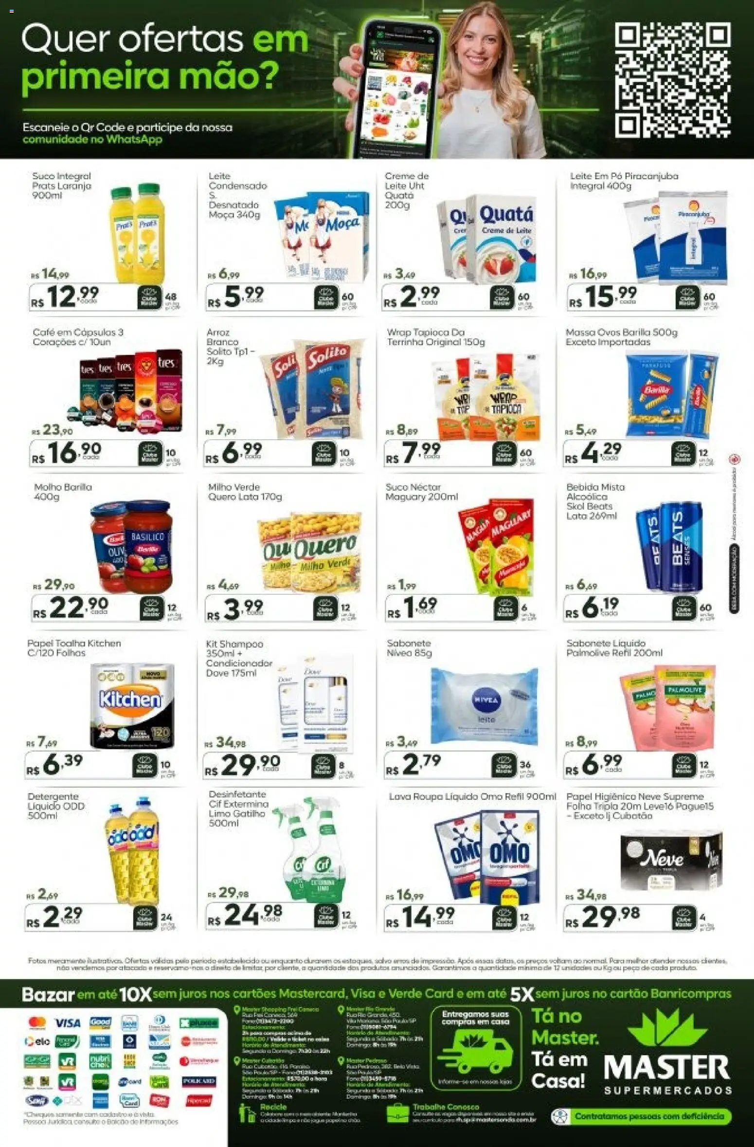 Master Folheto - válido de 24/08/2026 | Página: 2 | Produtos: Pó, Detergente, Café, Creme