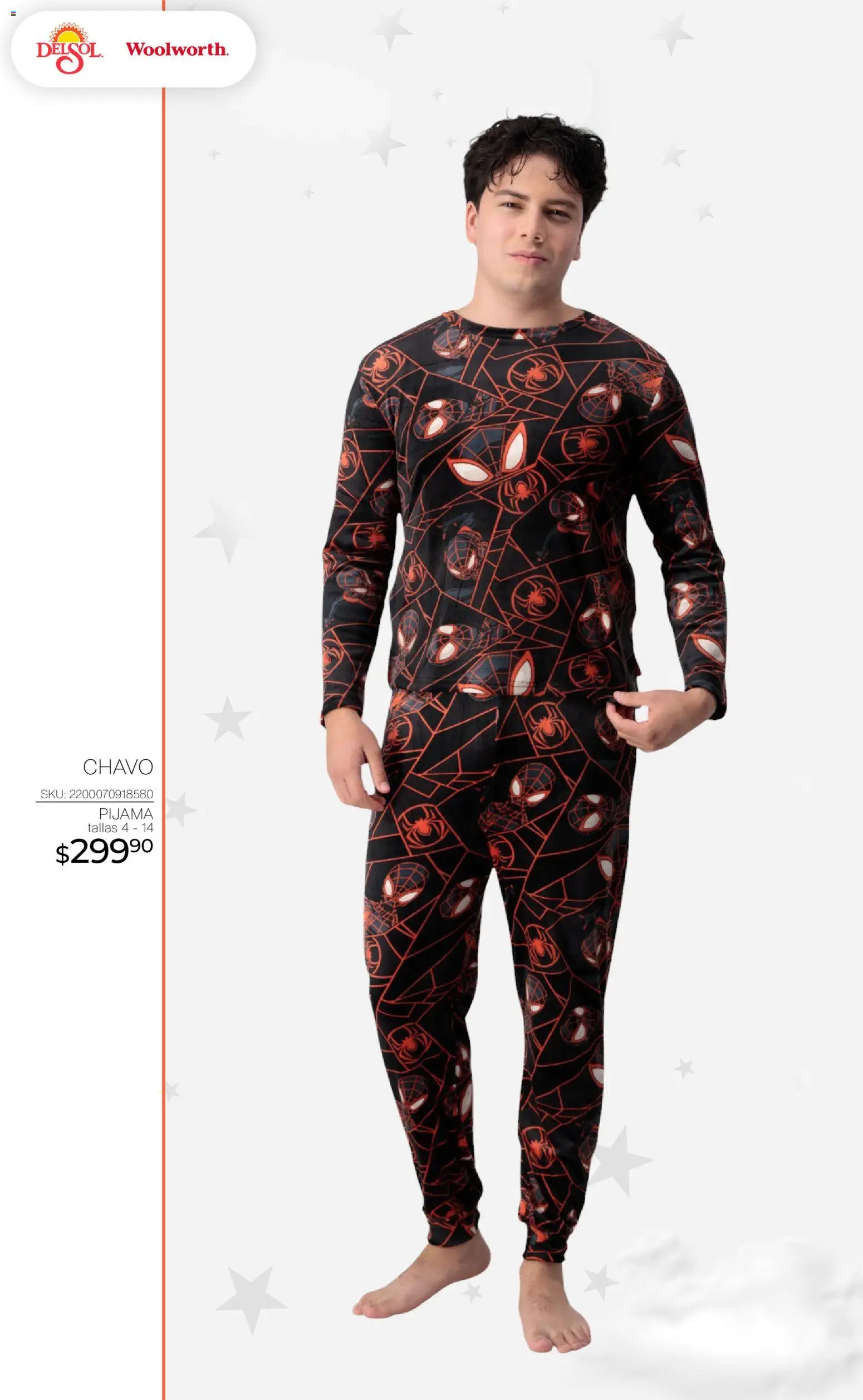 Nuevas ofertas de Del Sol y Woolworth válidas en toda la República Mexicana desde el 01/10/2026. ¡Encuentra las mejores ofertas en Del Sol y Woolworth catálogo Pijamas! | Página: 22