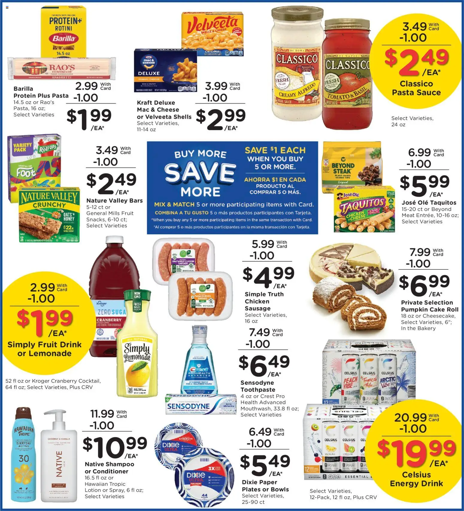 Ralphs Weekly Ad - valid from 09/02/2026 | Page: 6 | Products: Honey, Chicken meat, Pumpkin cake, Energy drink