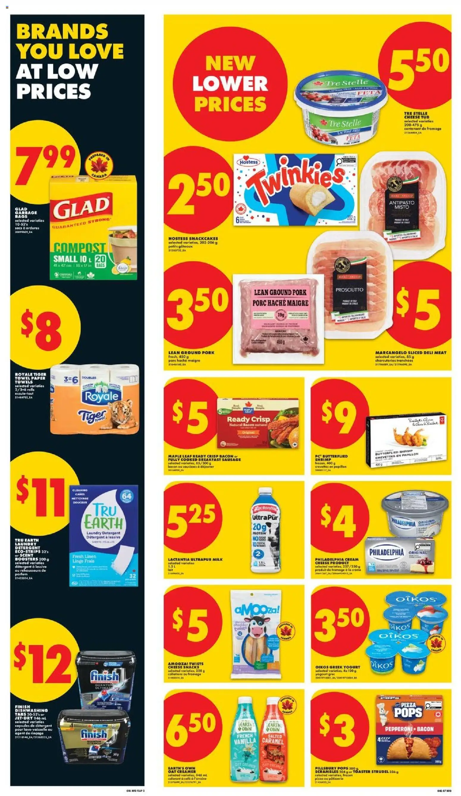 No Frills flyer valid from 16.04.2026 | Page: 15 | Products: PC, Milk, Pizza, Pork