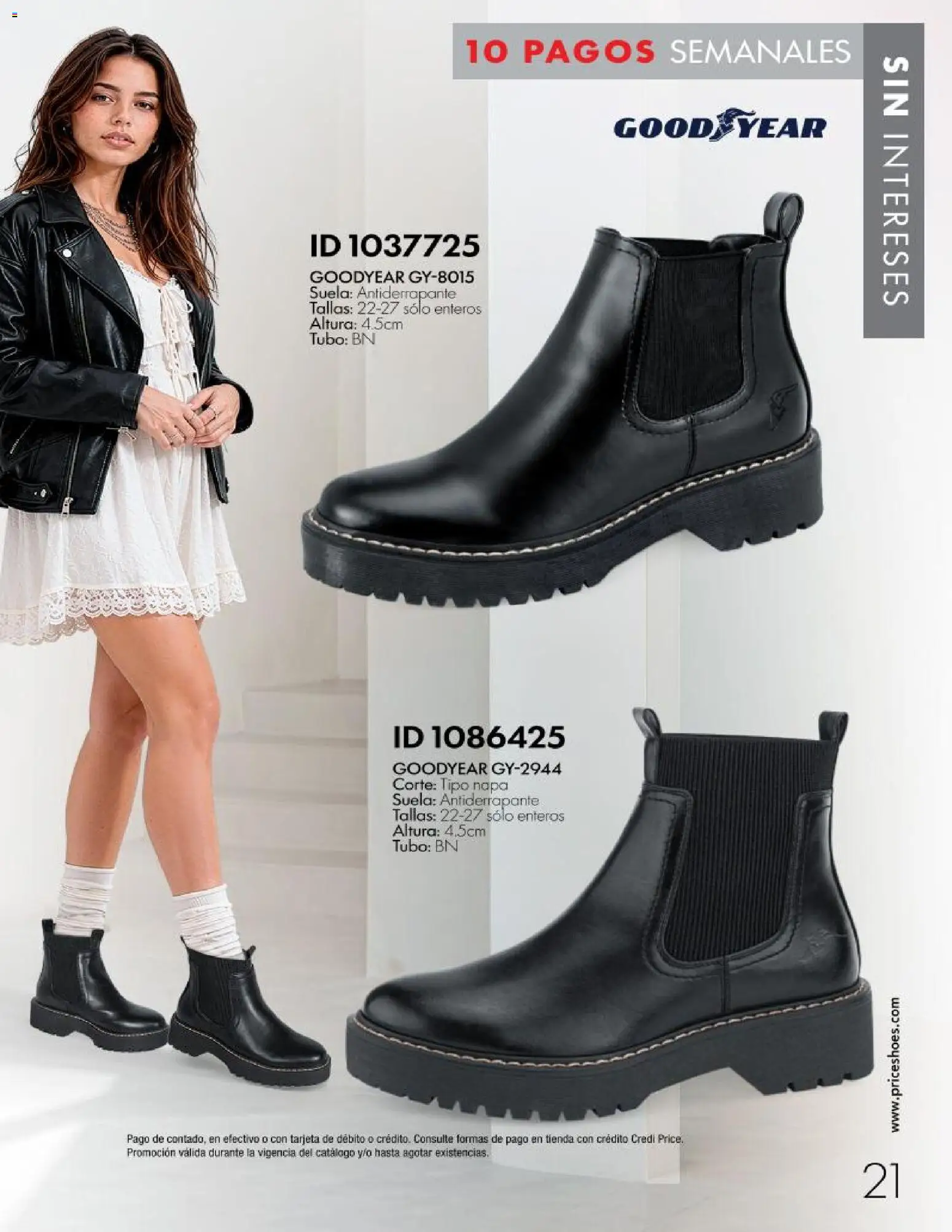 Nuevas ofertas de Price Shoes válidas en toda la República Mexicana desde el 28/10/2026. ¡Encuentra las mejores ofertas en Price Shoes catálogo 10 pagos sin intereses! | Página: 21
