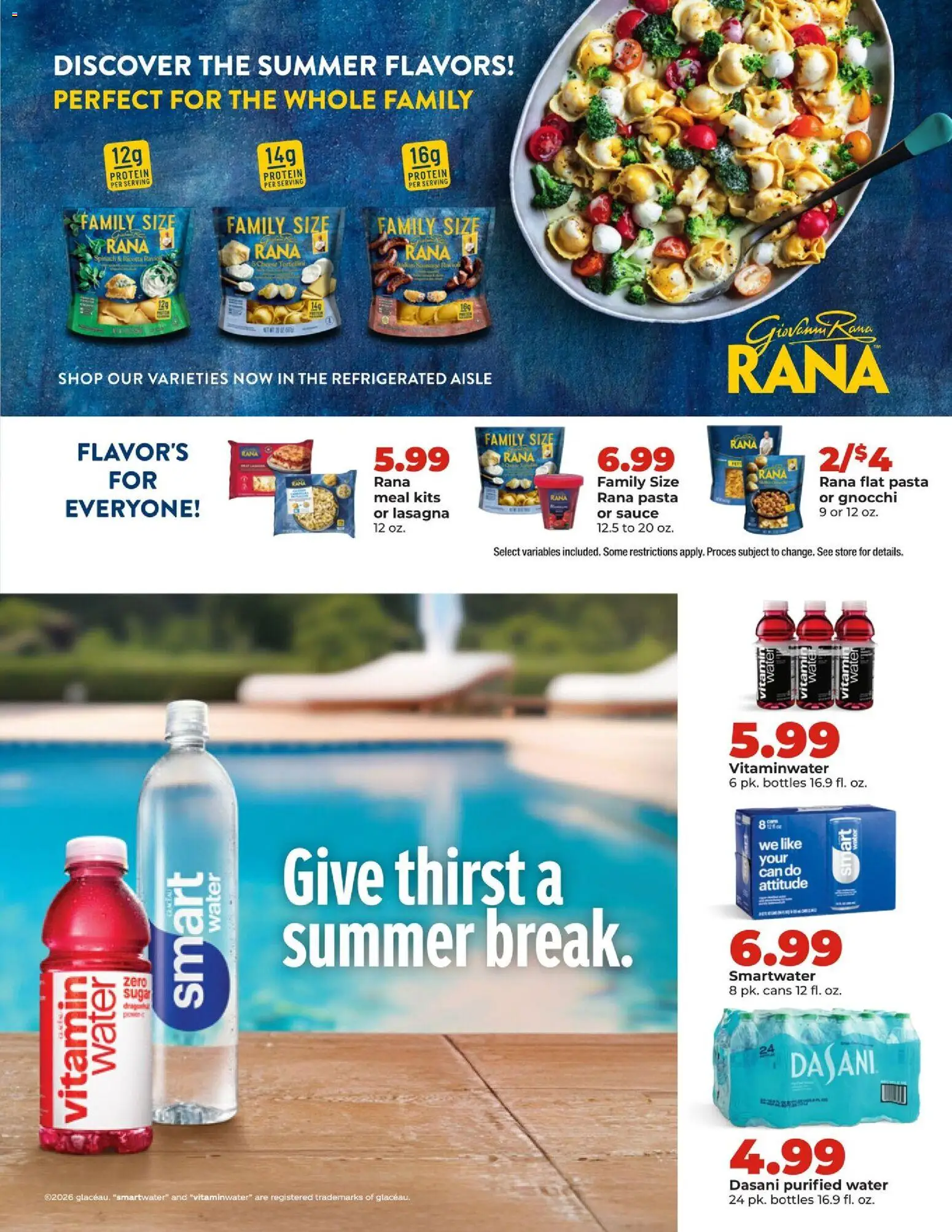HyVee Monthly Ad - valid from 08/03/2026 | Page: 3 | Products: Vitamin, Spinach, Pasta, Water