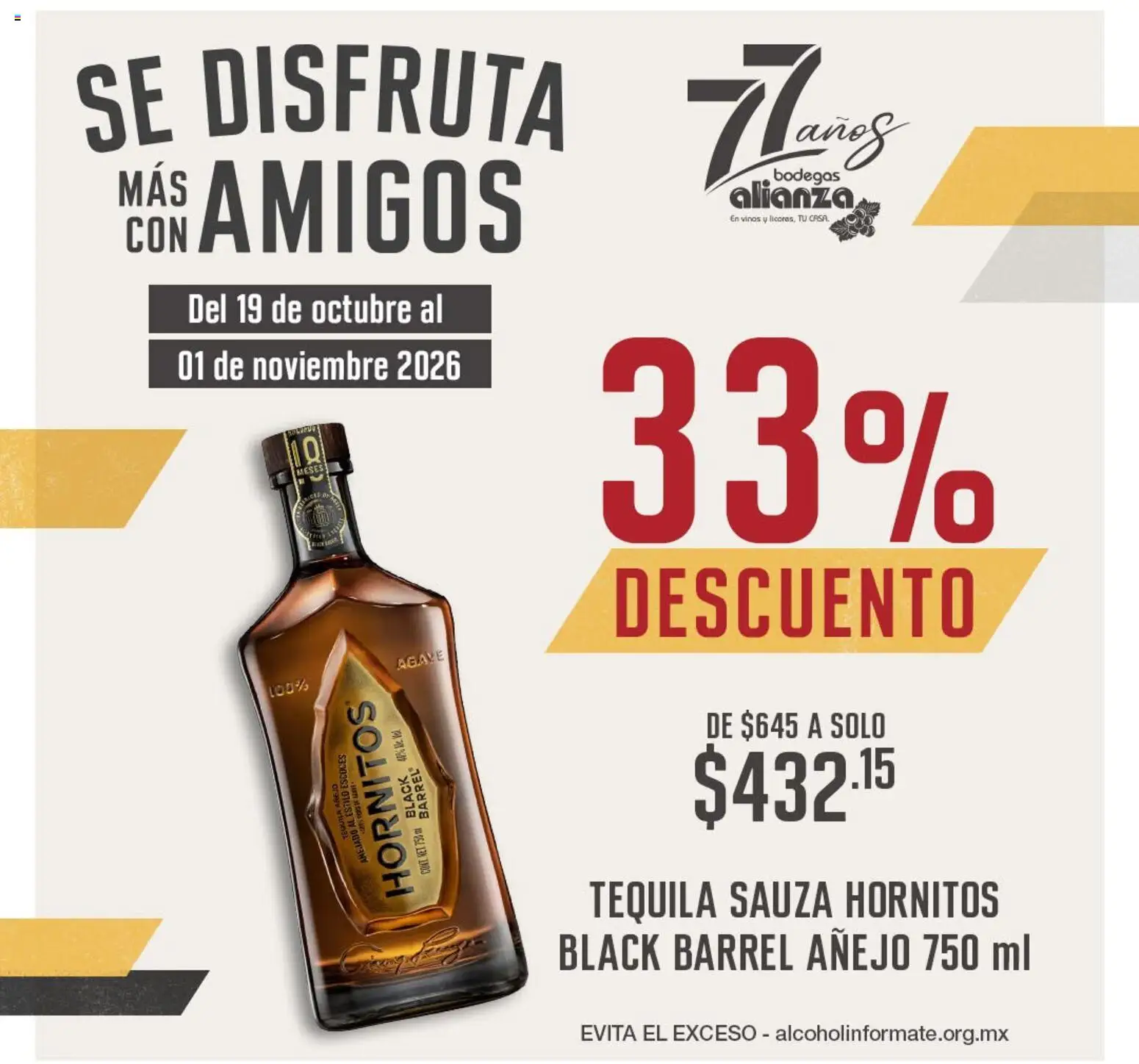 Nuevas ofertas de Bodegas Alianza válidas en toda la República Mexicana desde el 19/10/2026. ¡Encuentra las mejores ofertas en Bodegas Alianza catálogo! | Página: 4
