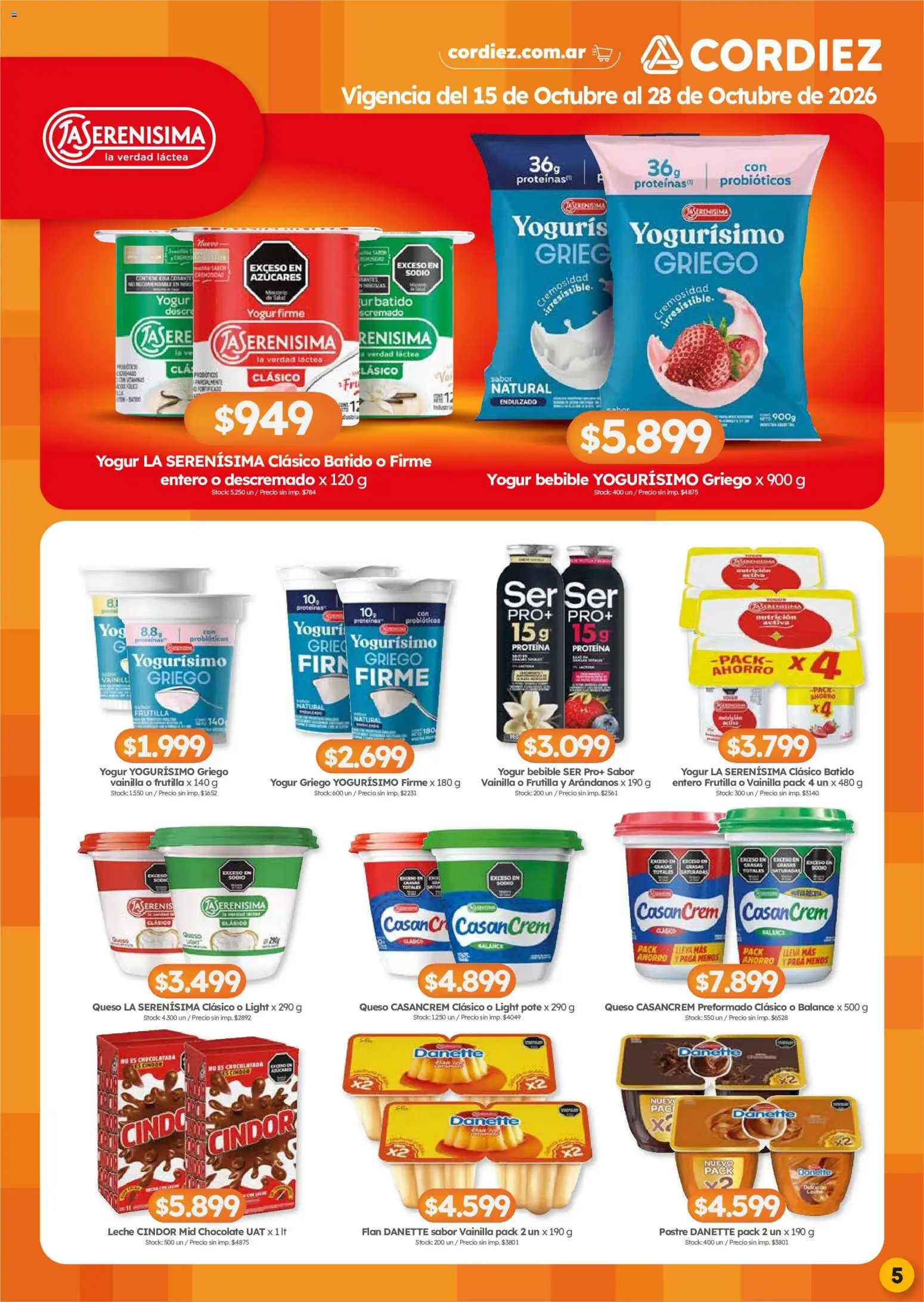 Cordiez - Marcas destacadas │ válido desde el 15/10/2026 | Página: 5