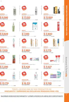 Vista previa Farmacity catálogo válido desde el 13/07/2026 | Página: 3 | Productos: Cepillo, Pasta dental, Bruma, Enjuague bucal