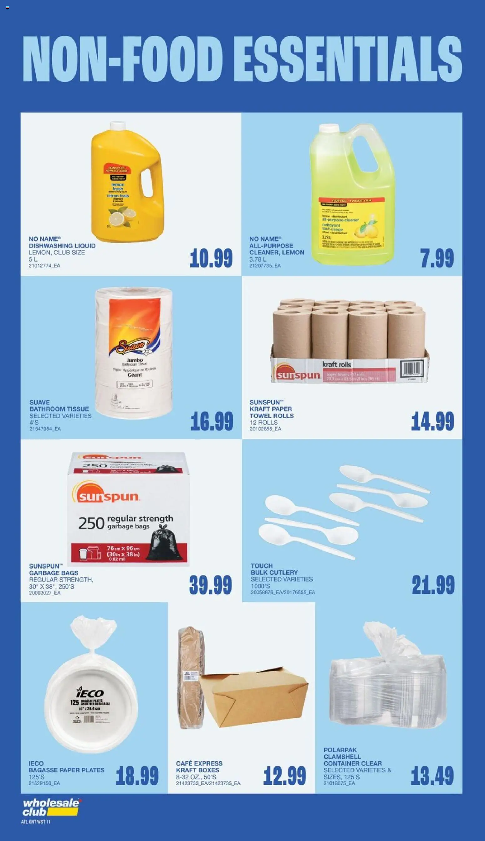 Wholesale Club flyer valid from Oct 1, 2026 | Page: 19 | Products: Garbage bags