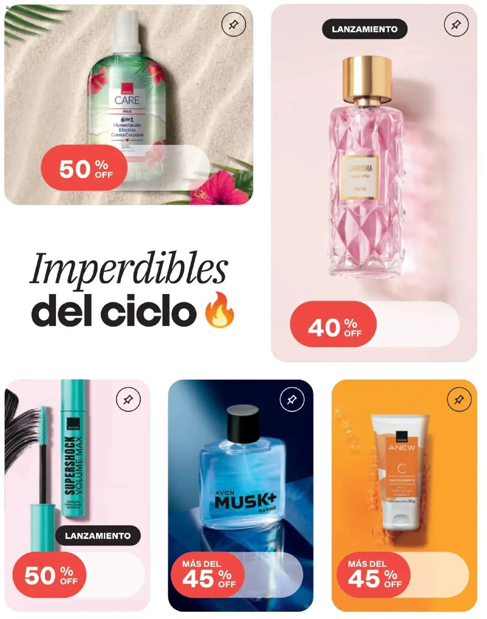 Catálogo Avon válido desde 22/07/2026 | Página: 2 | Productos: Crema
