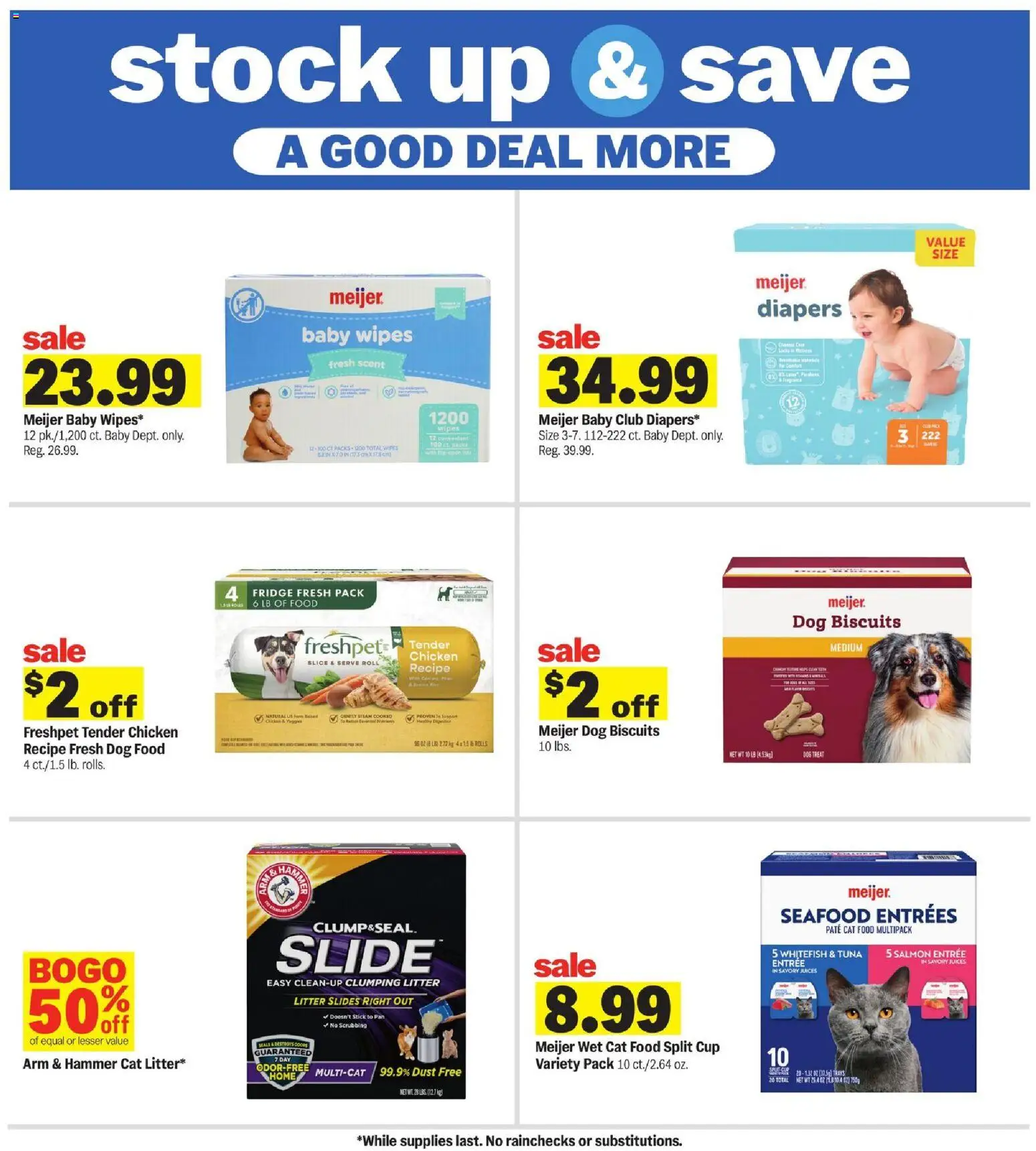 Meijer Weekly Ad - valid from 09/09/2026 | Page: 21 | Products: Pan, Dog Food, Cat Food, Salmon