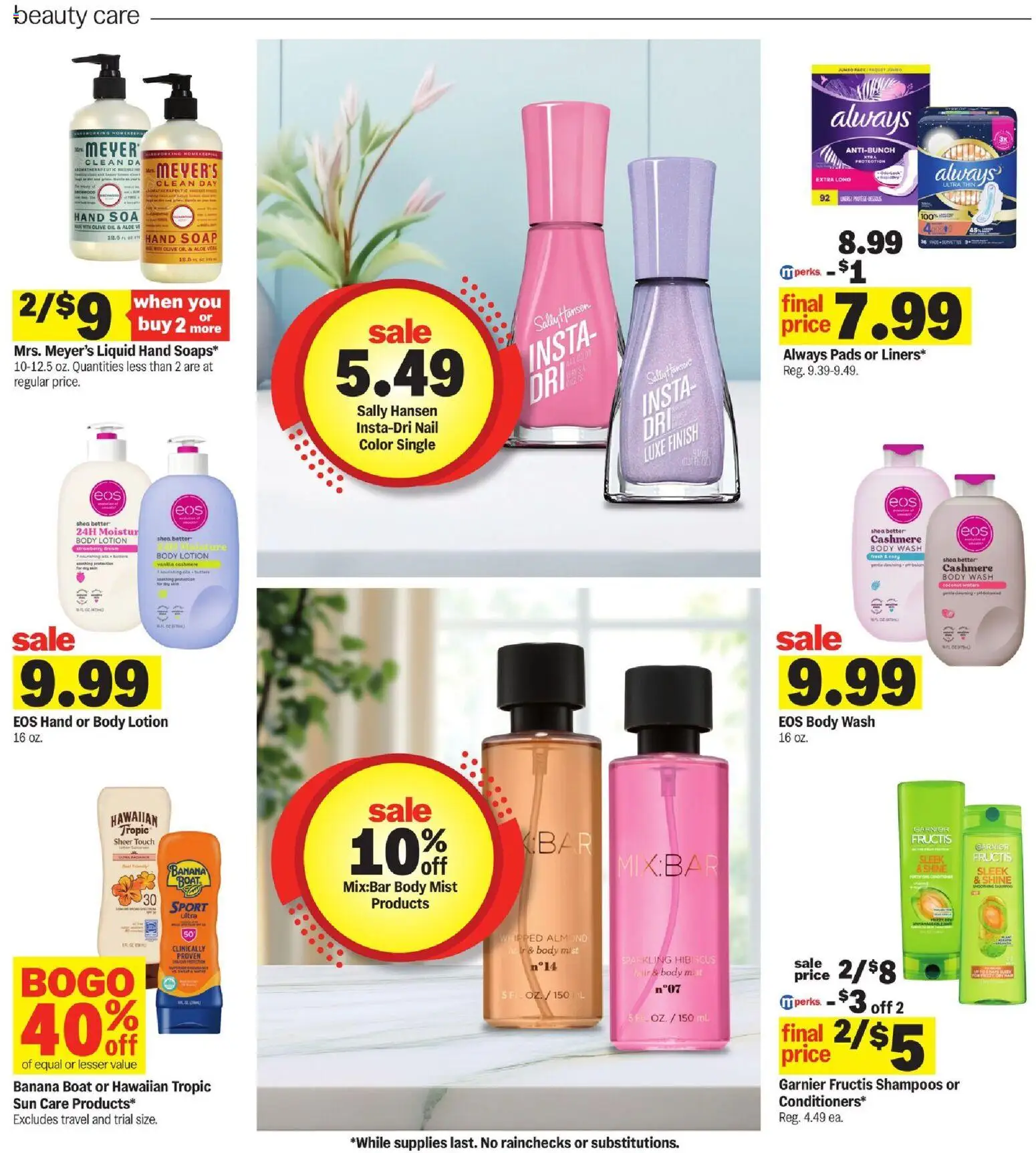 Meijer Weekly Ad - valid from 11.03.2026 | Page: 29 | Products: Nail, Butter, Oil, Body Wash