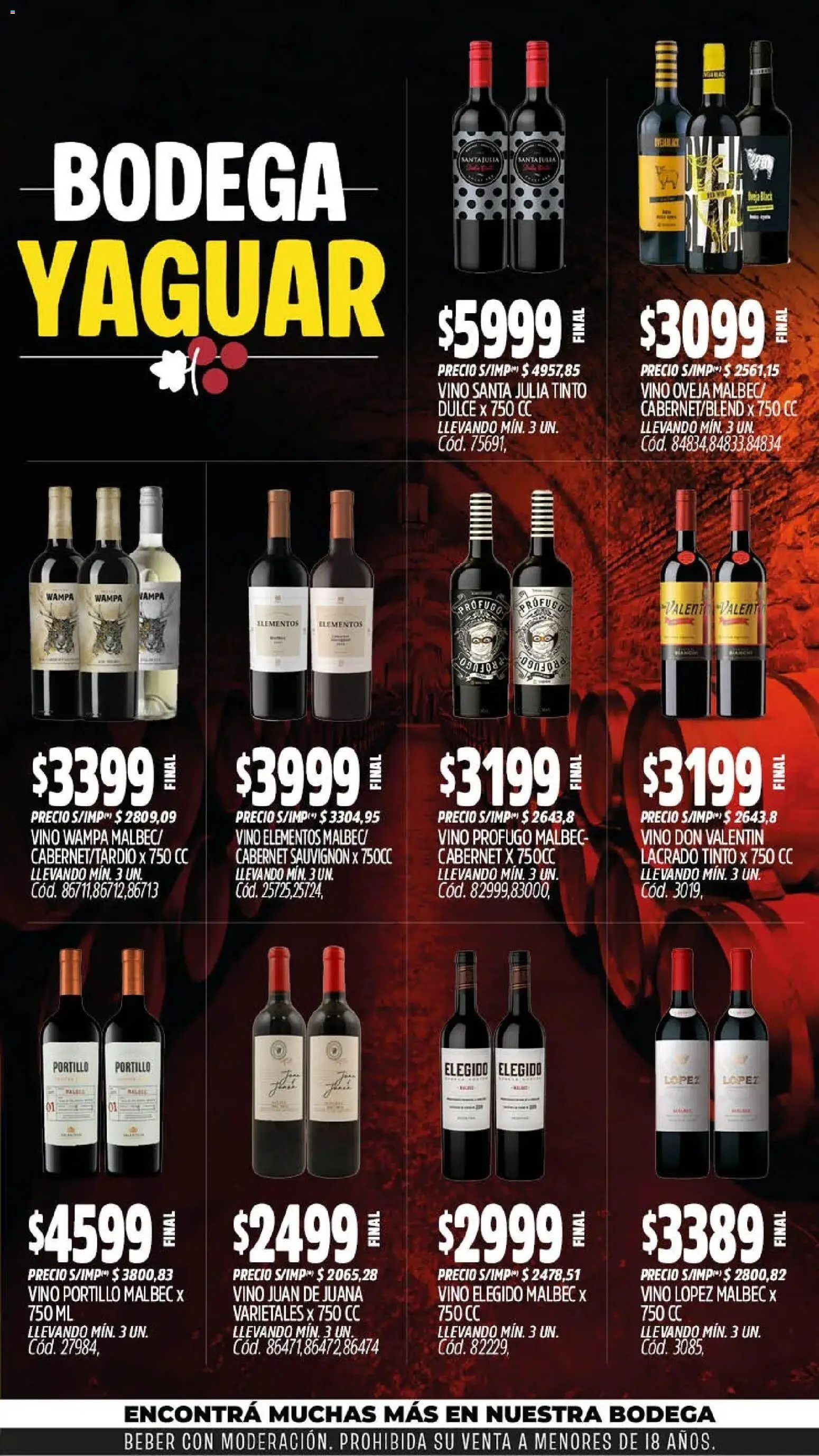 Yaguar - Oferta Semanal General Roca │ válido desde el 28/09/2026 | Página: 5 | Productos: Dulce, Vino