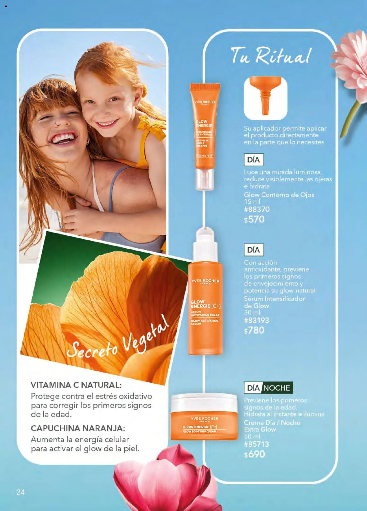 Nuevas ofertas de Yves Rocher válidas en toda la República Mexicana desde el 21.04.2026. ¡Encuentra las mejores ofertas en Yves Rocher campaña 6 2026! | Página: 24 | Productos: Contorno de ojos, Serum, Crema, Contorno