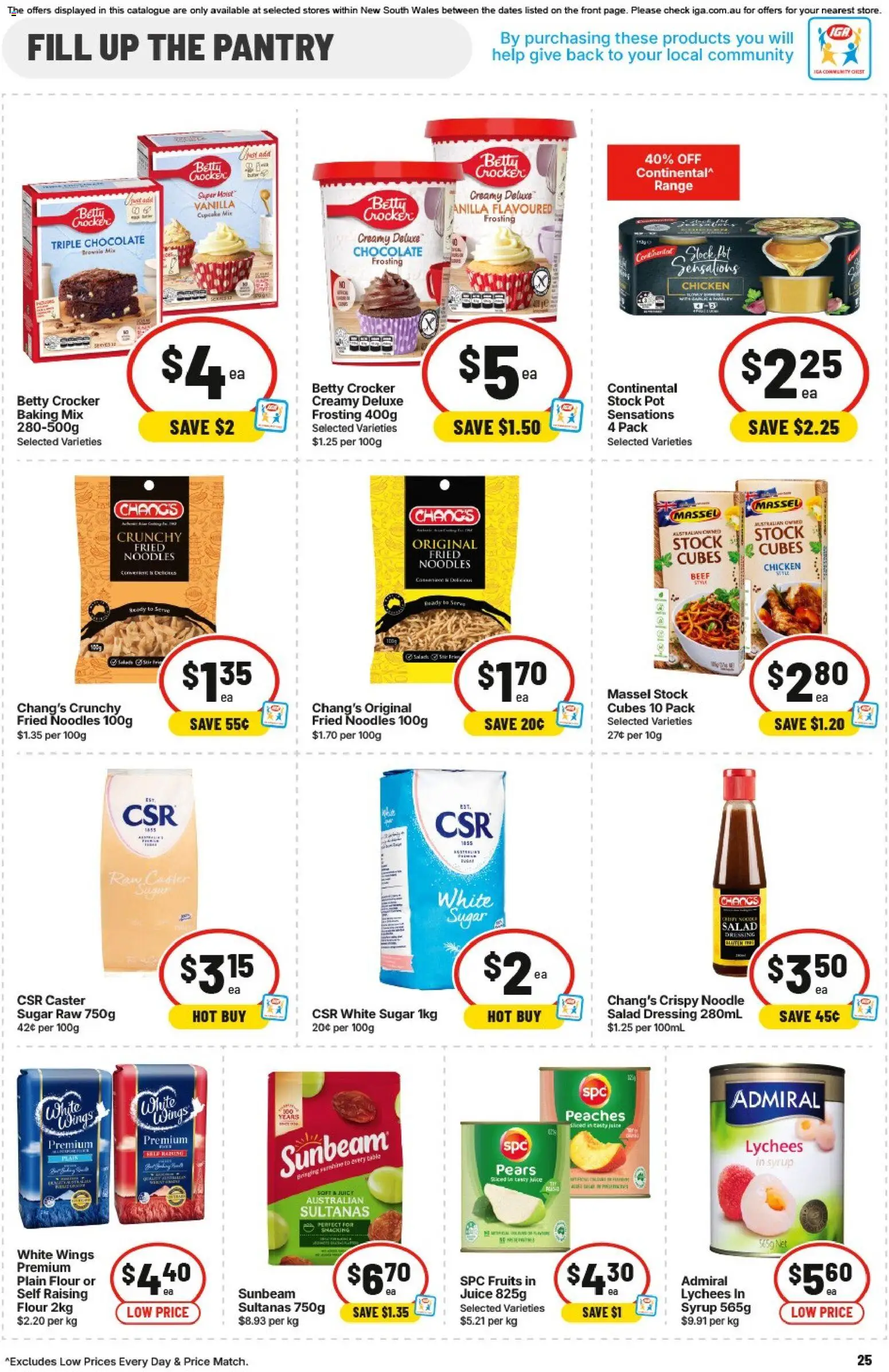 IGA catalogue - valid from 19/08/2026 | Page: 23 | Products: Table, Chocolate, Fruits, Dressing