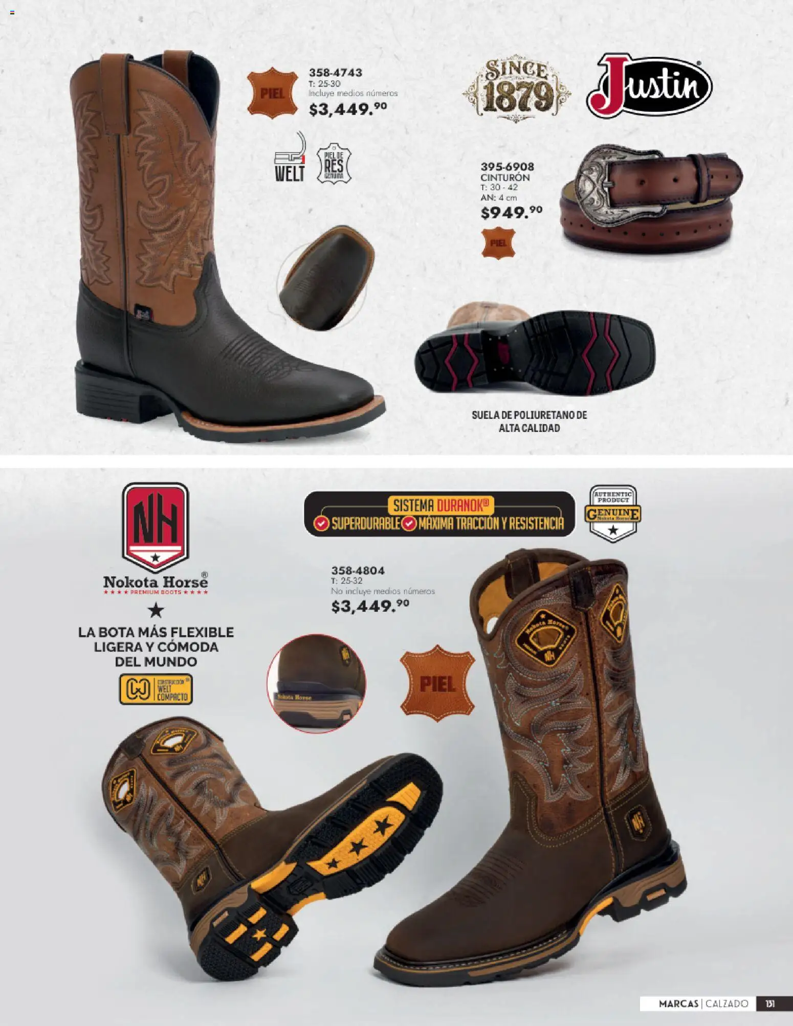 Nuevas ofertas de Andrea válidas en toda la República Mexicana desde el 23/08/2026. ¡Encuentra las mejores ofertas en Andrea catálogo Calzado Caballero! | Página: 131 | Productos: Cómoda, Cinturón, Flexible