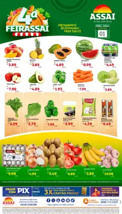 Assaí Atacadista ofertas - PA - Pré-Visualização do folheto da loja Assaí Atacadista, válido de 01/07/2026