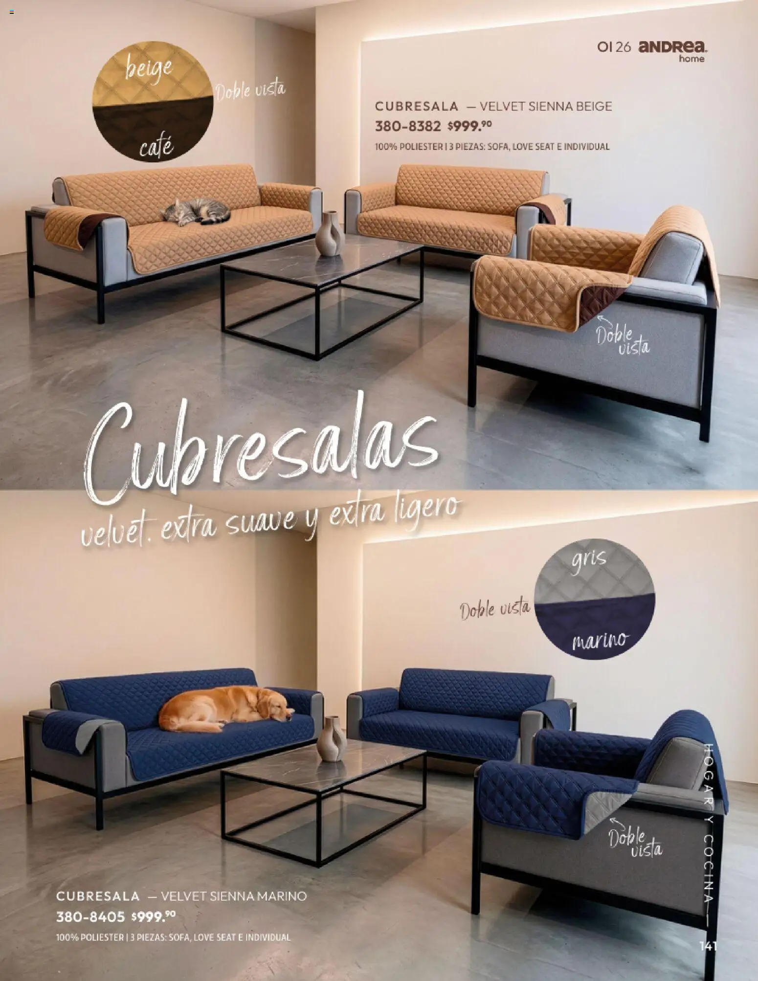 Nuevas ofertas de Andrea válidas en toda la República Mexicana desde el 01/09/2026. ¡Encuentra las mejores ofertas en Andrea catálogo Home! | Página: 141