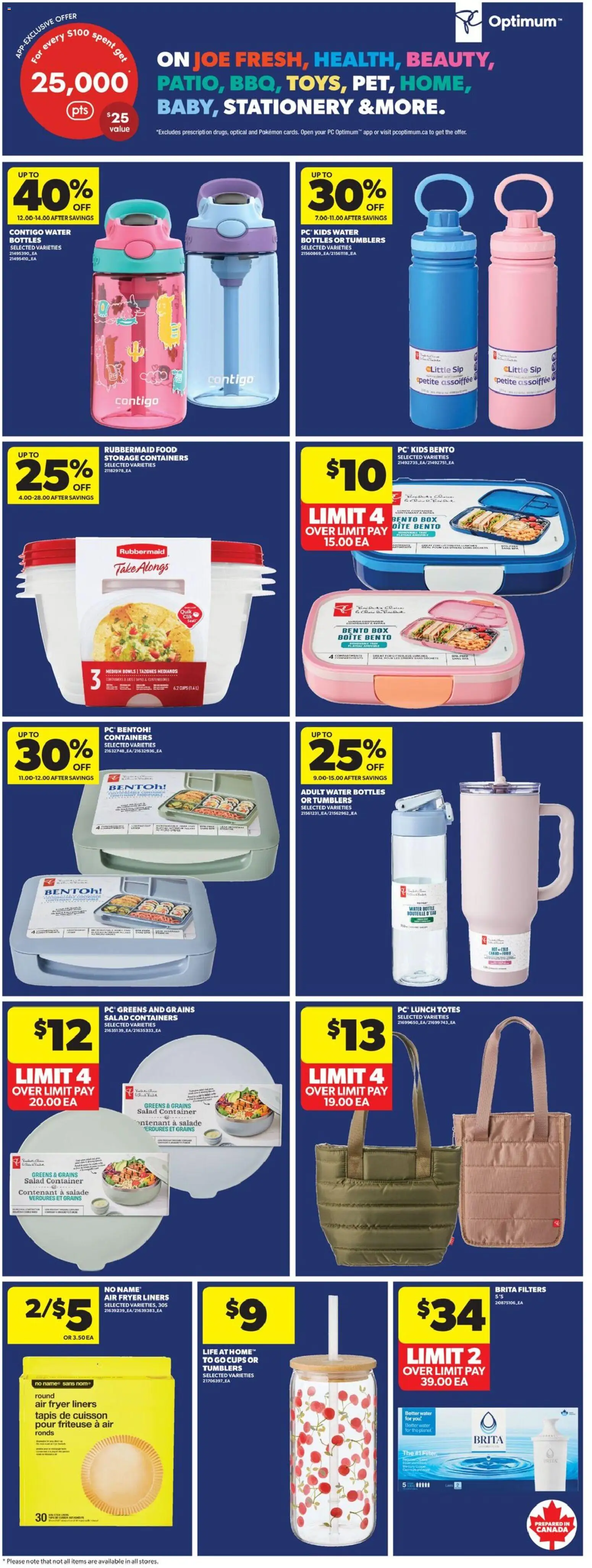 Real Canadian Superstore flyer valid from Aug 20, 2026 | Page: 31 | Products: Salad, PC, Grains, Box