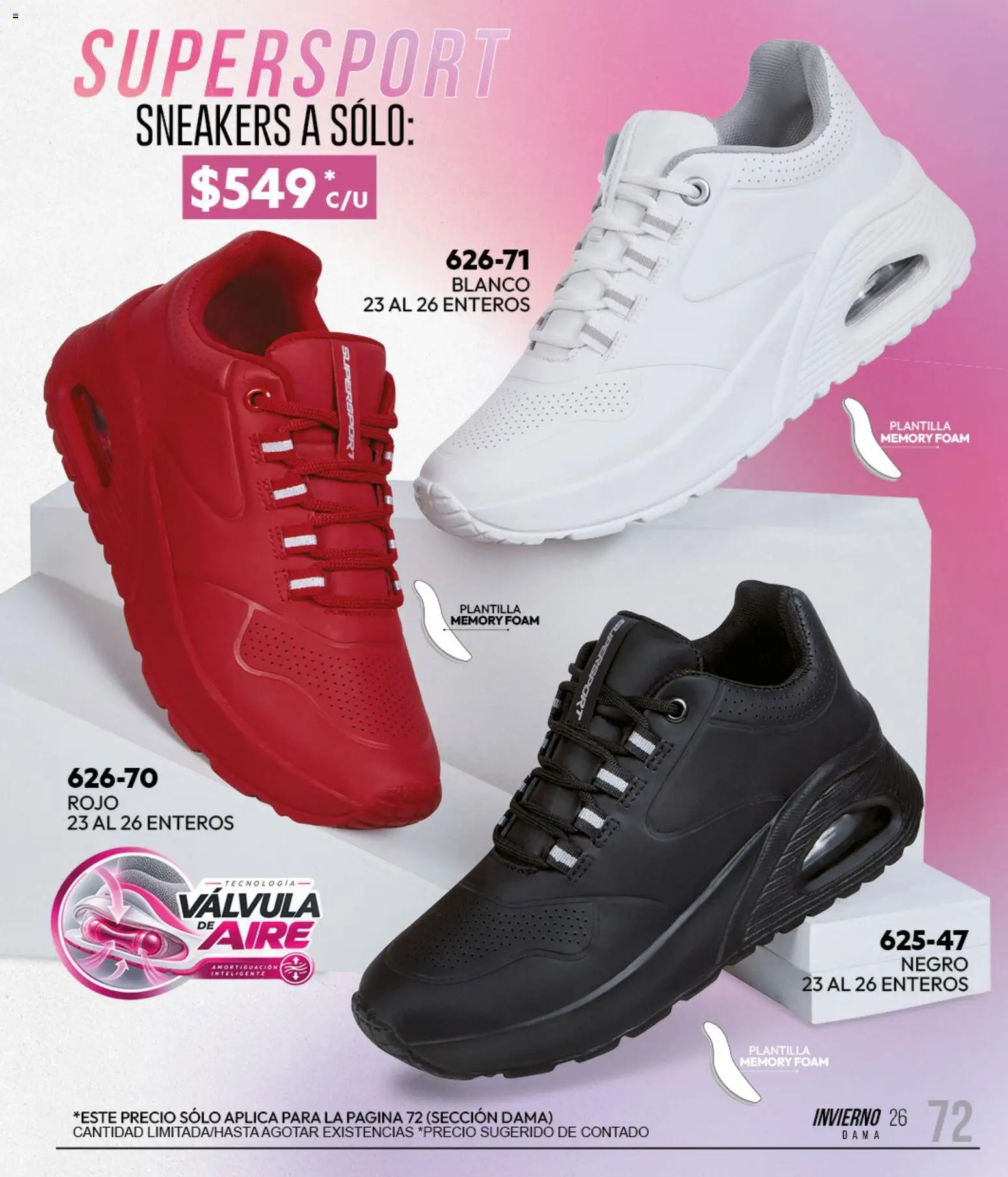 Nuevas ofertas de Cklass válidas en toda la República Mexicana desde el 11/09/2026. ¡Encuentra las mejores ofertas en Cklass catálogo Sportbrands Caballero Invierno! | Página: 214 | Productos: Válvula