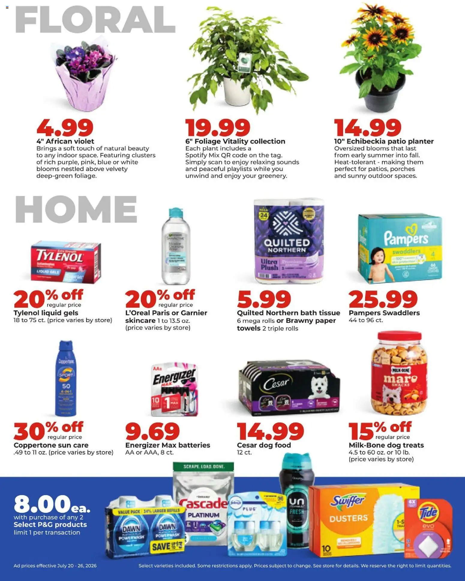 HyVee Weekly Ad - valid from 07/20/2026 | Page: 34 | Products: Bath, Dog Treats, Dog Food
