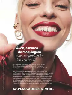 Avon folheto - Campanha 12 - Pré-Visualização do folheto da loja Avon, válido de 19/07/2026 | Página: 7 | Produtos: Maquiagem
