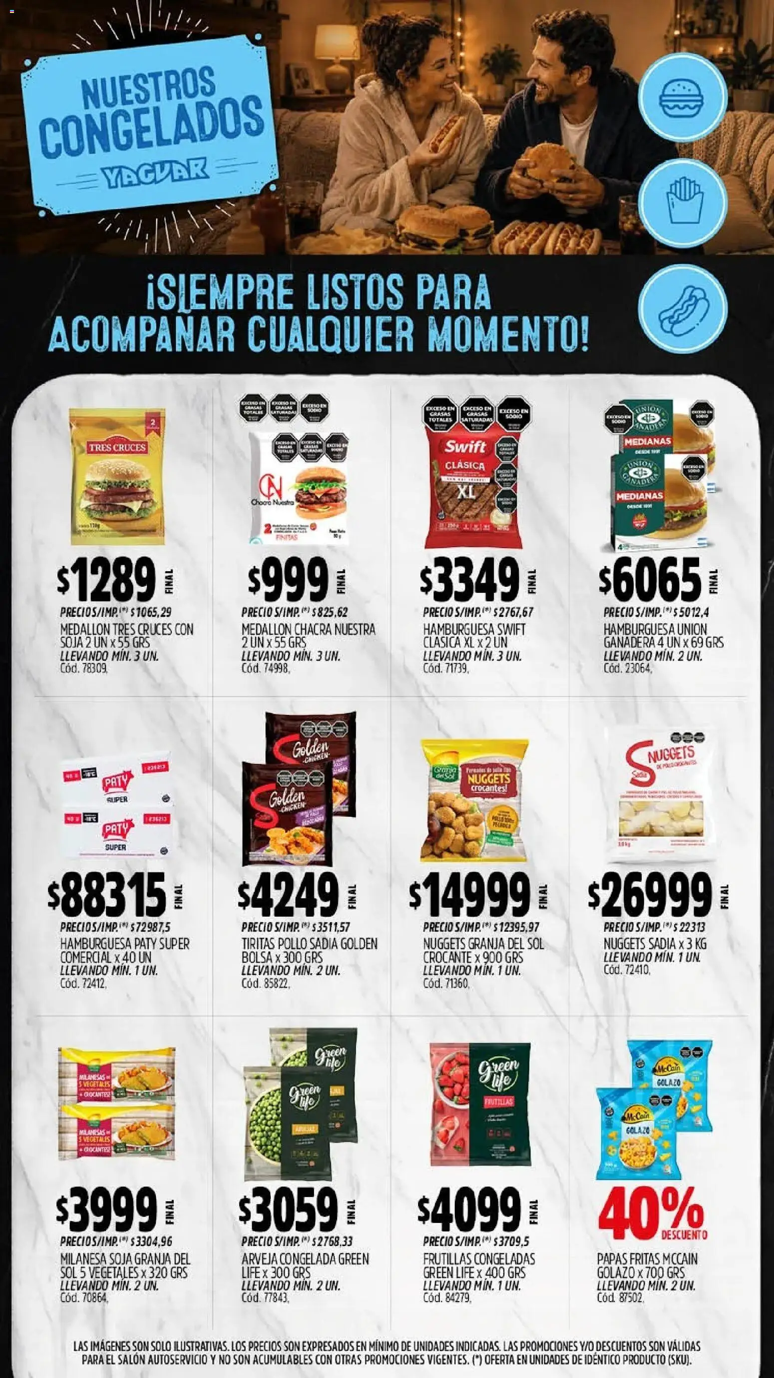 Yaguar - Oferta Semanal Jujuy │ válido desde el 21/09/2026 | Página: 10 | Productos: Arveja, Bolsa, Pollo, Frutillas