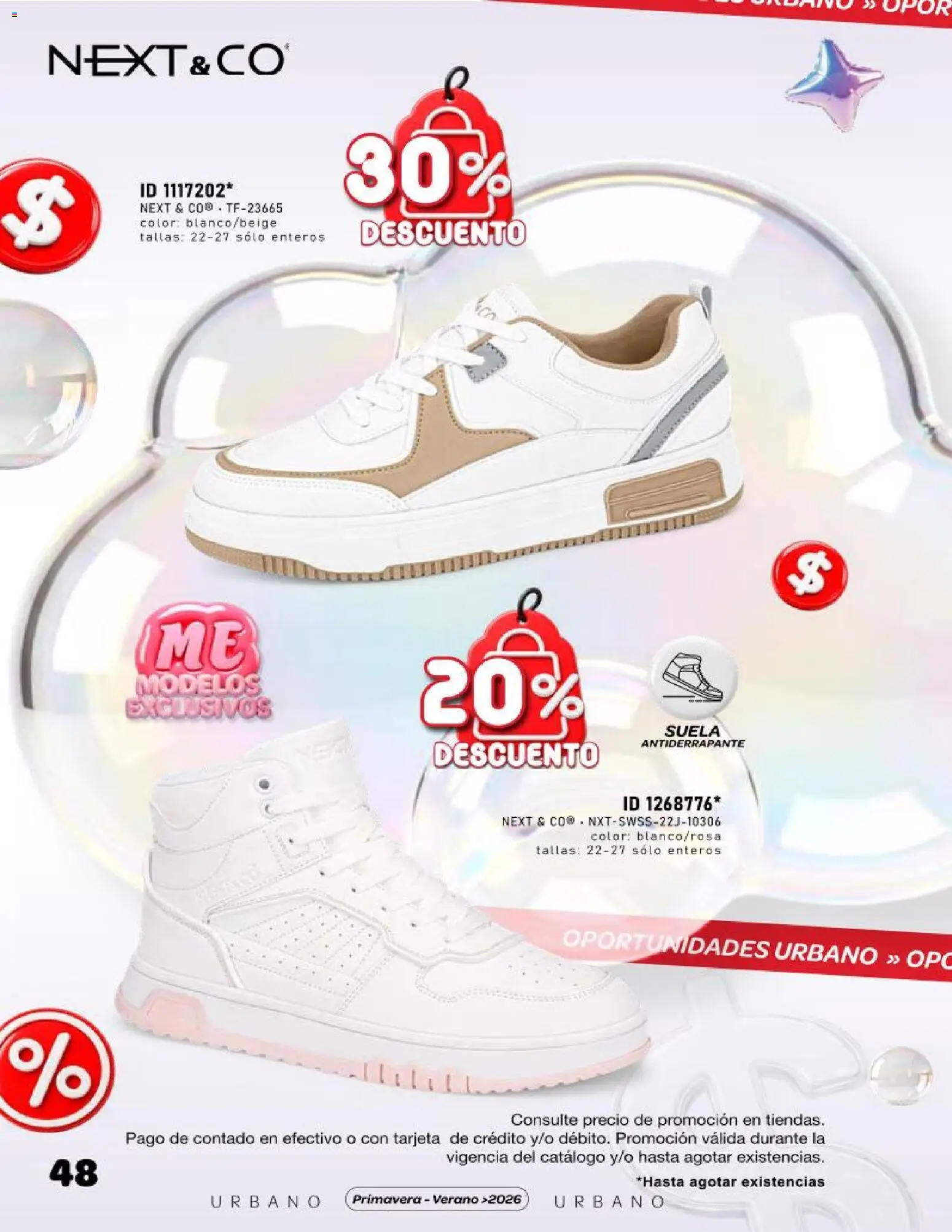 Nuevas ofertas de Price Shoes válidas en toda la República Mexicana desde el 03/07/2026. ¡Encuentra las mejores ofertas en Price Shoes catálogo Oportunidades Urbano! | Página: 48