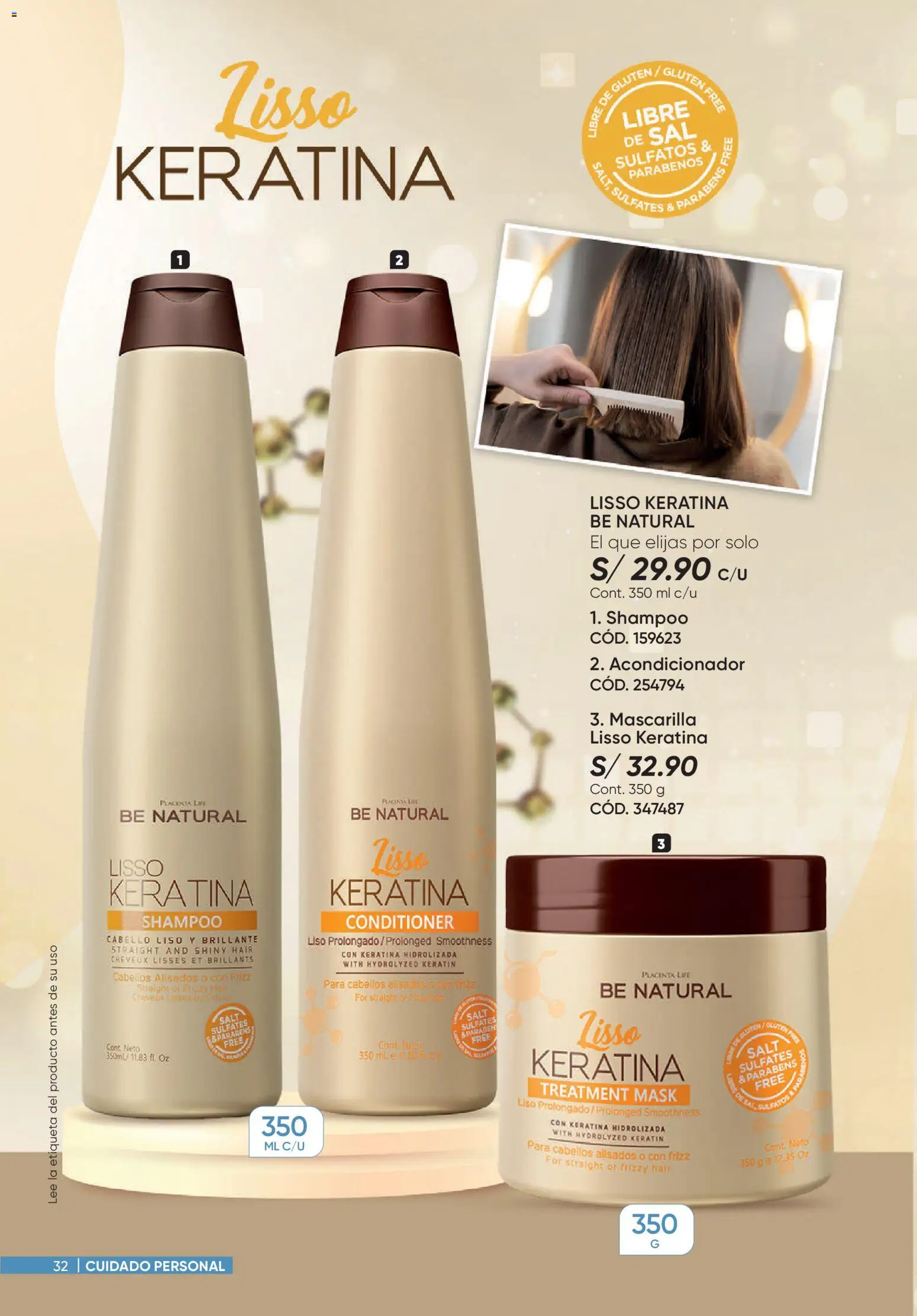 Catálogo Azzorti válido desde 14/08/2026 | Página: 32 | Productos: Shampoo, Acondicionador
