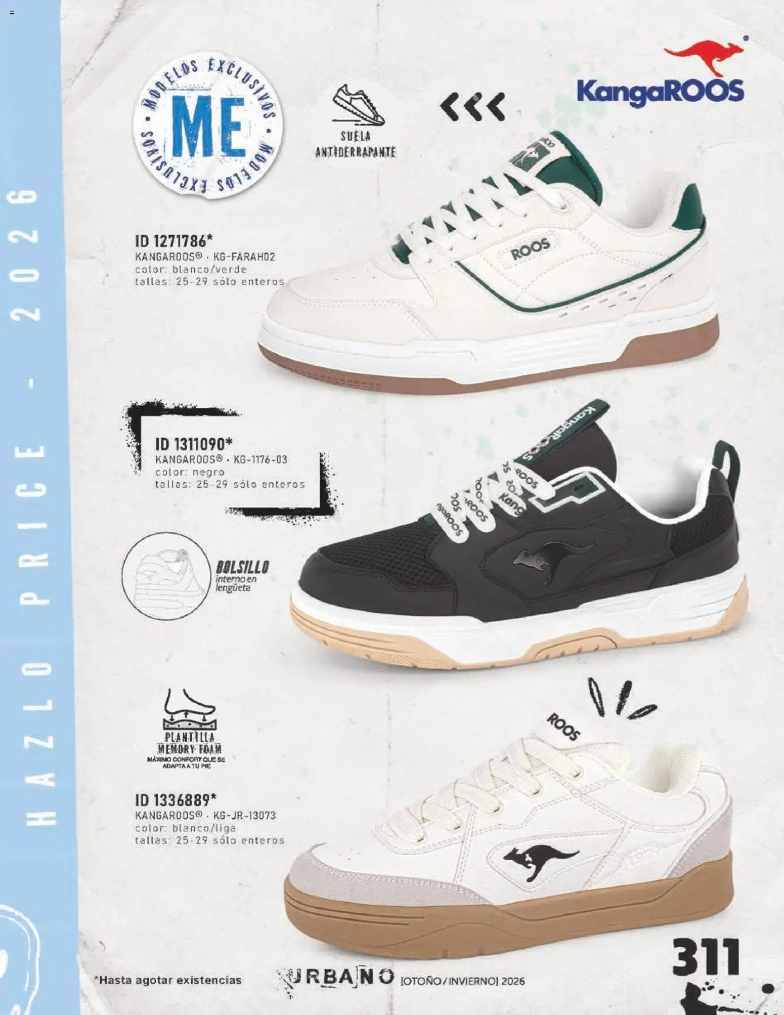 Nuevas ofertas de Price Shoes válidas en toda la República Mexicana desde el 31/07/2026. ¡Encuentra las mejores ofertas en Price Shoes catálogo Urbano! | Página: 311