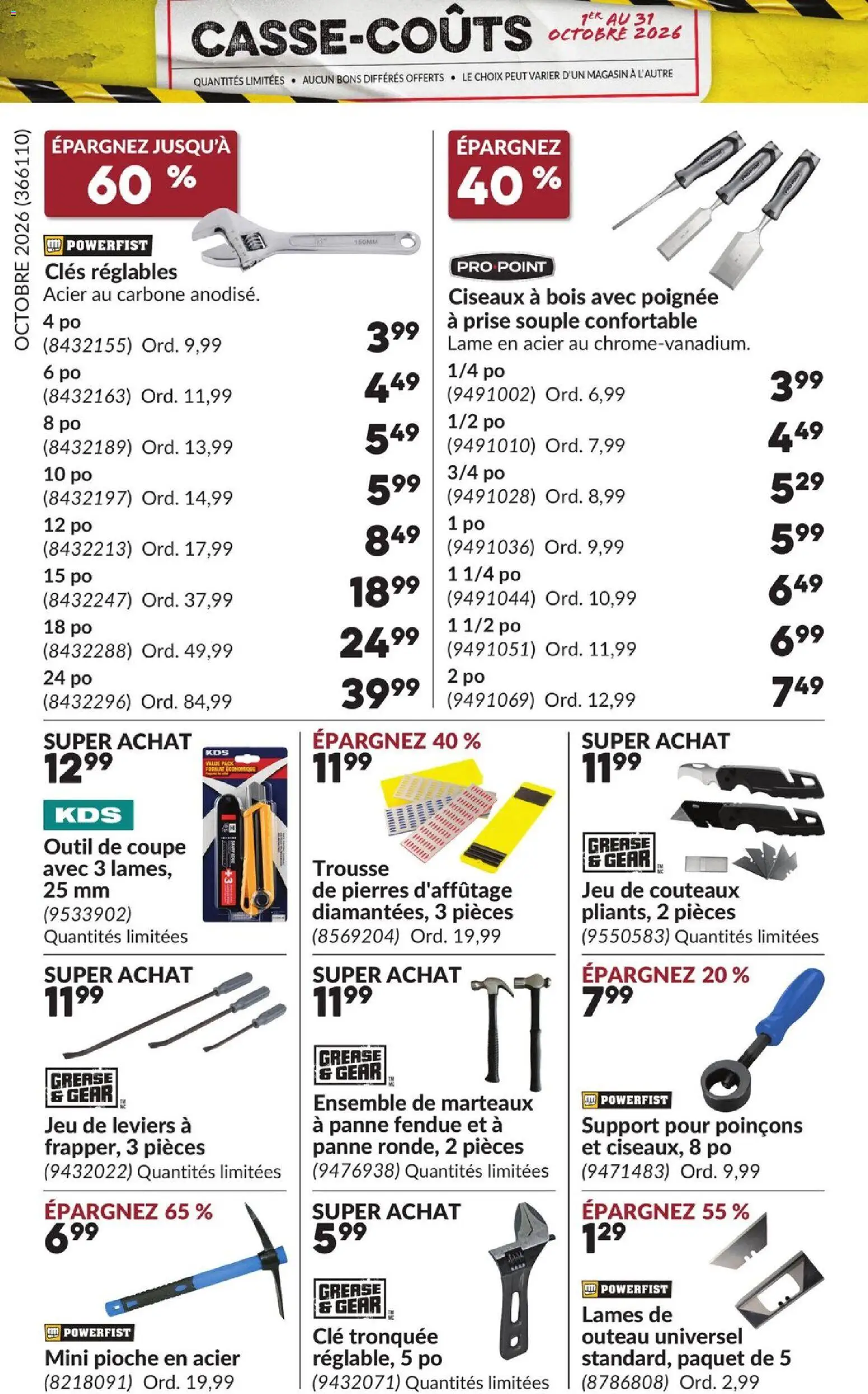 Princess Auto flyer valid from Oct 1, 2026 | Page: 4