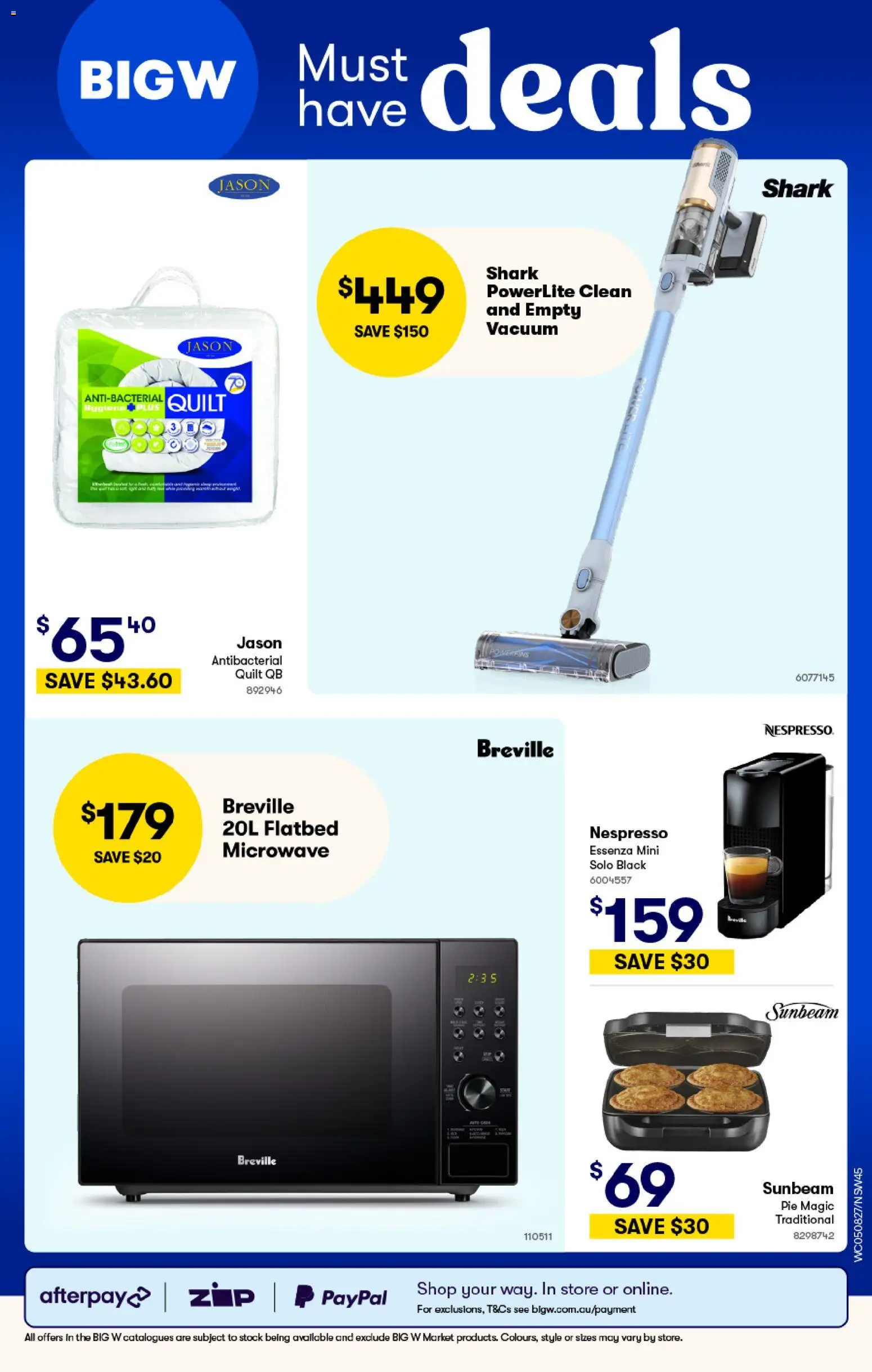 Woolworths catalogue - valid from 05/08/2026 | Page: 45 | Products: Microwave