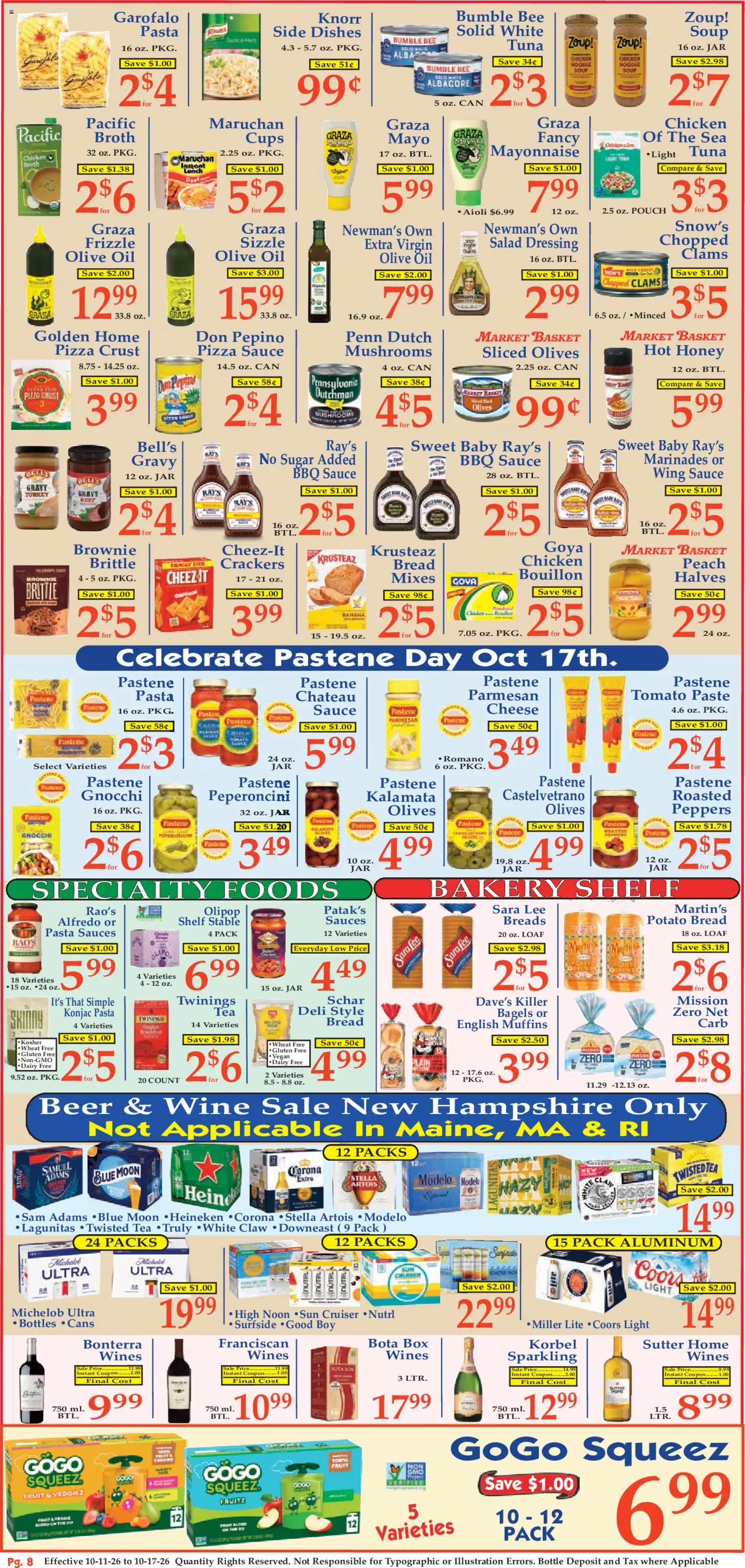 Market Basket Ad - valid from 10/11/2026 | Page: 8