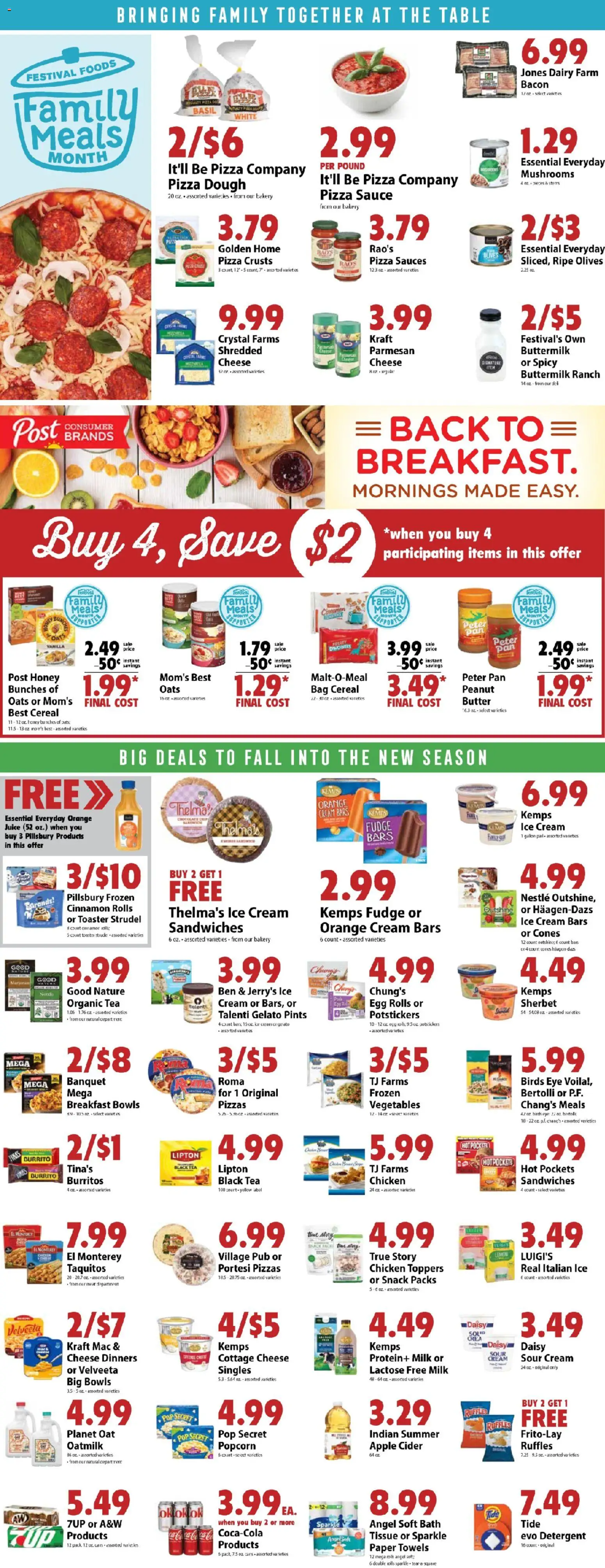 Festival Foods Weekly Ad - valid from 09/23/2026 | Page: 6 | Products: Bath, Honey, Sour cream, Parmesan