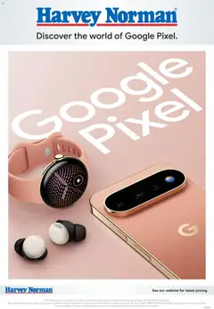 Preview of Harvey Norman catalogue Google Out Now - valid from 20/08/2026