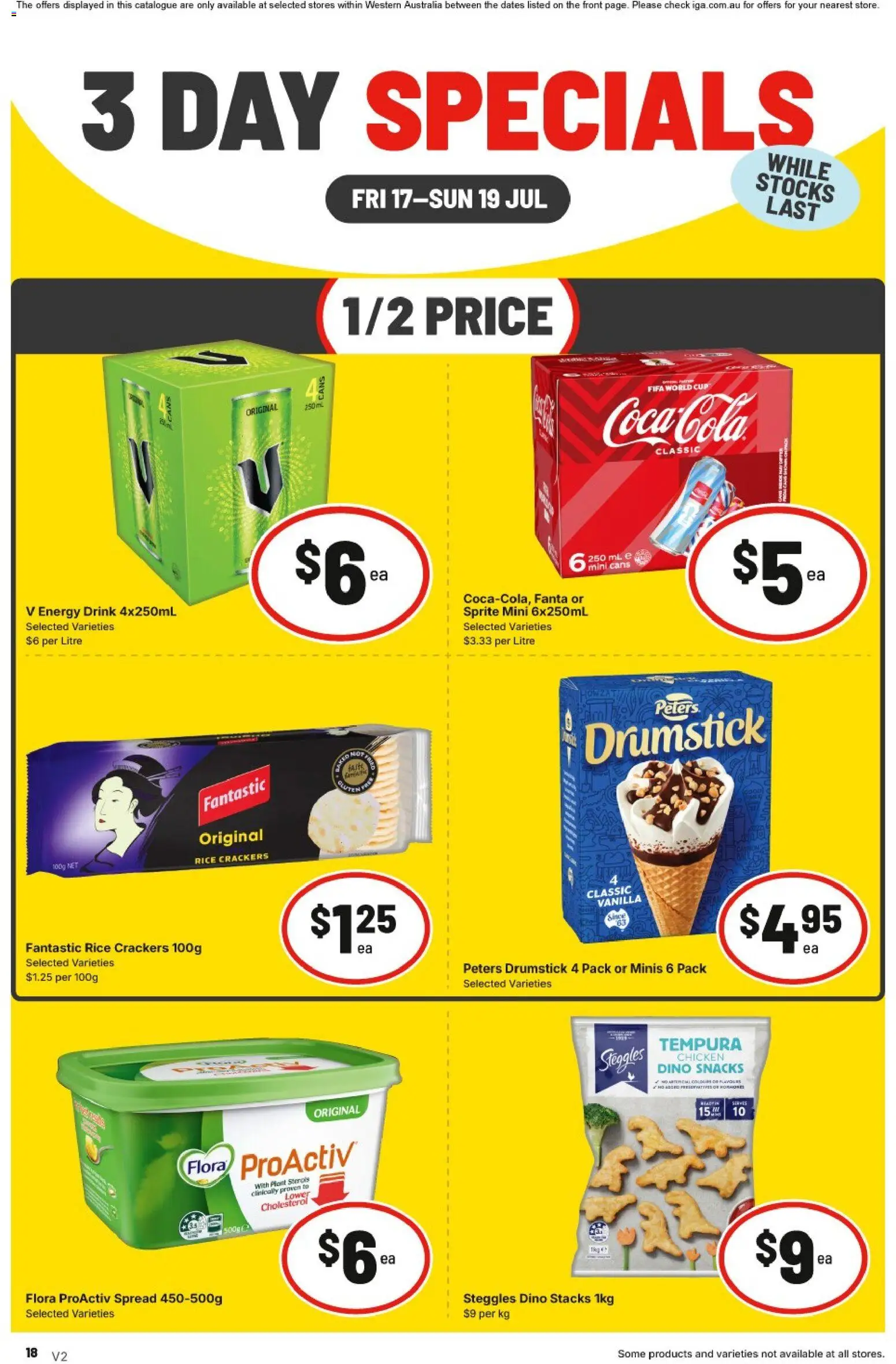 IGA catalogue - valid from 17/07/2026 | Page: 2 | Products: Plant, Energy drink, Chicken, Rice