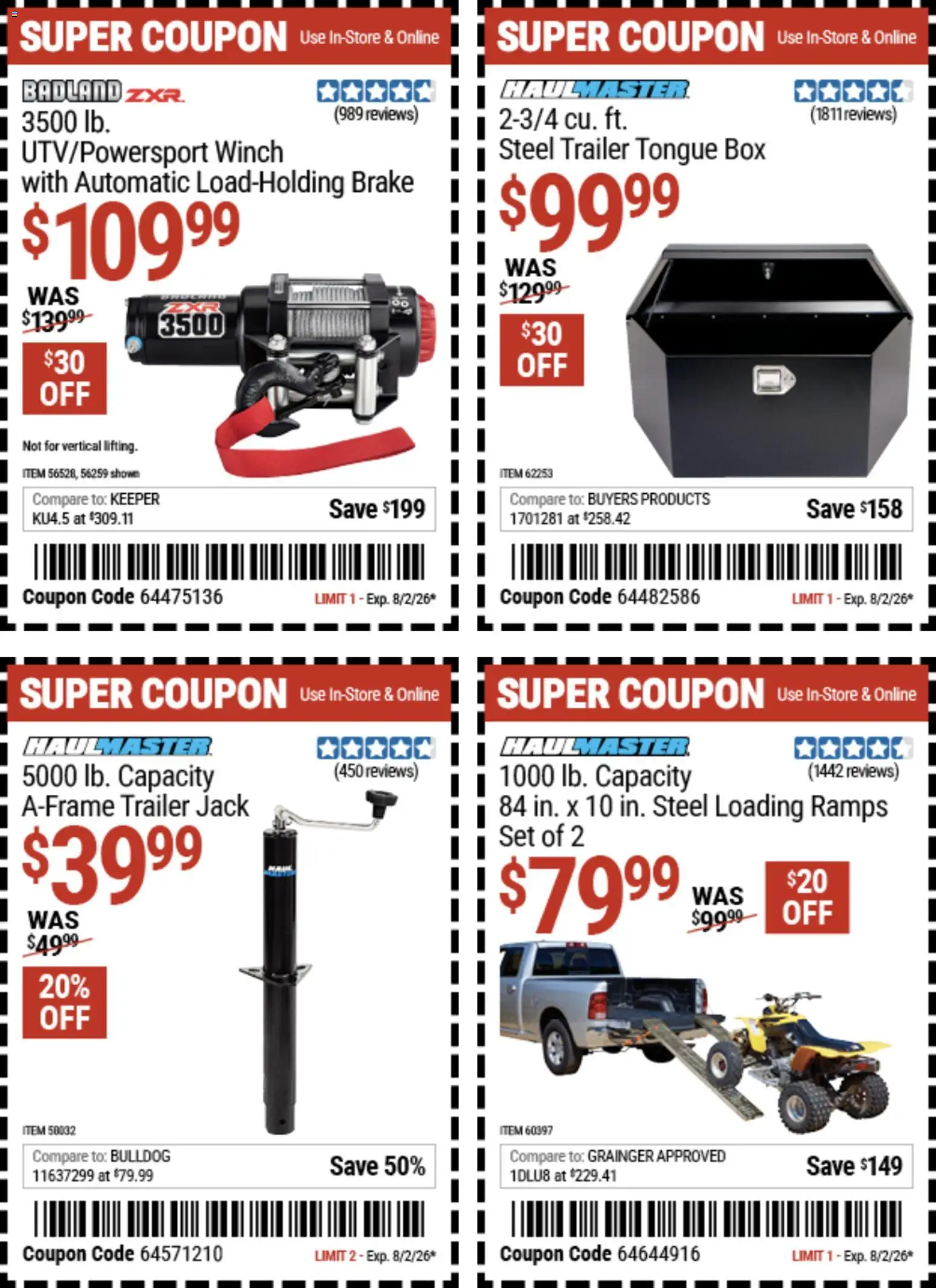 Harbor Freight Weekly Ad - valid from 07/20/2026 | Page: 14 | Products: Box