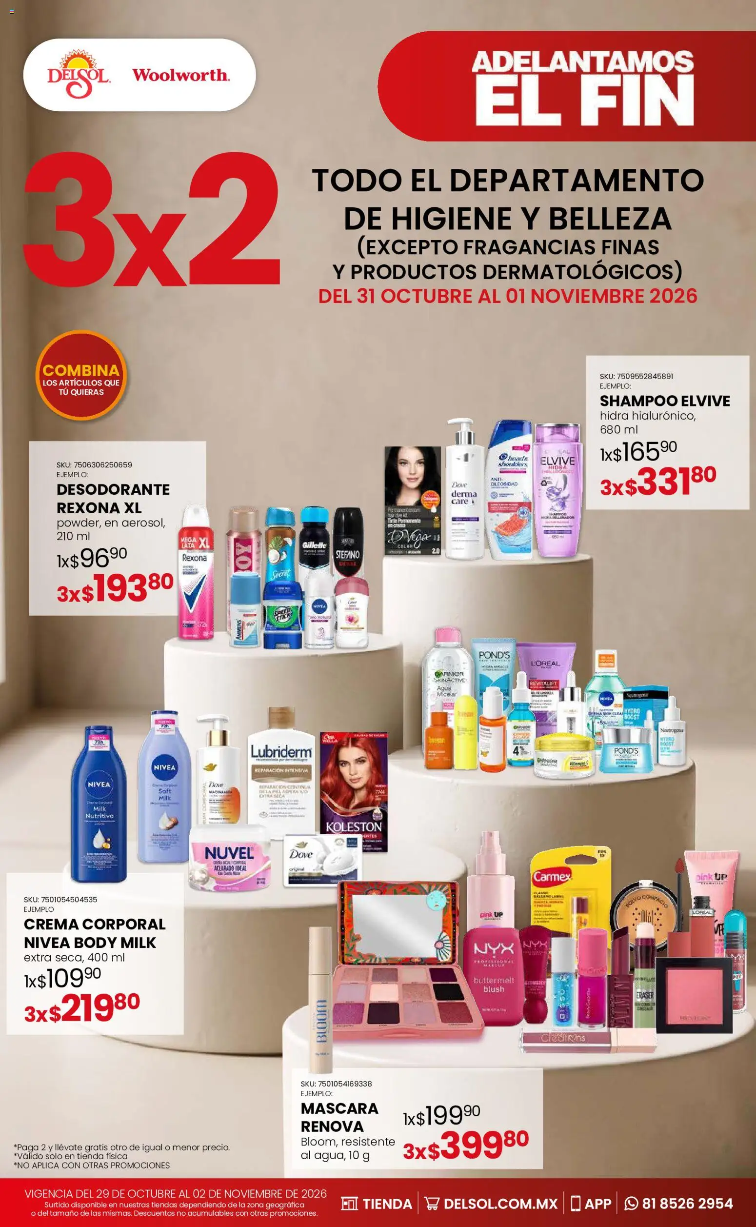 Nuevas ofertas de Del Sol y Woolworth válidas en toda la República Mexicana desde el 29/10/2026. ¡Encuentra las mejores ofertas en Del Sol y Woolworth Buen Fin! | Página: 5