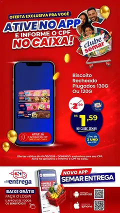 Semar Supermercado ofertas App - Pré-Visualização do folheto da loja Semar Supermercado, válido de 04/10/2026