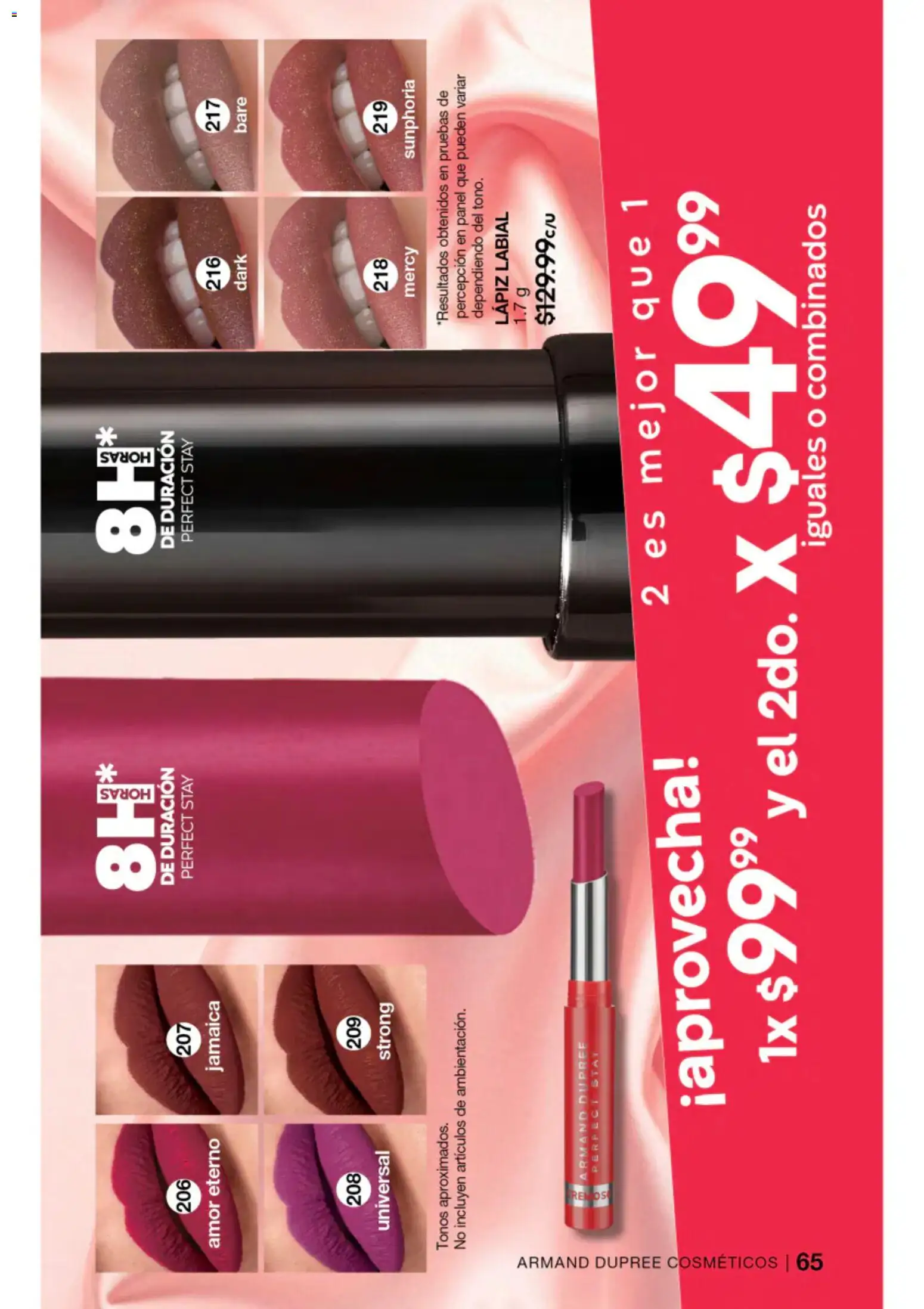 Nuevas ofertas de Fuller válidas en toda la República Mexicana desde el 22/07/2026. ¡Encuentra las mejores ofertas en Fuller campaña 8 2026! | Página: 55 | Productos: Lápiz labial