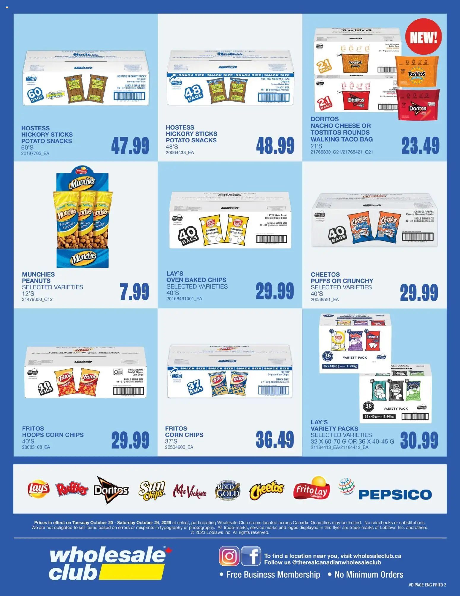 Wholesale Club flyer valid from Oct 22, 2026 | Page: 10