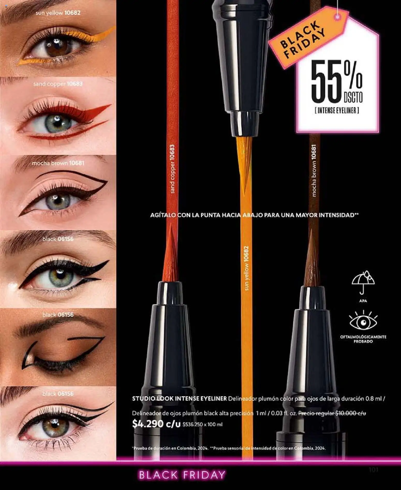 Catálogo CyZone Campaña 16 │ válido desde el 28.09.2026 | Página: 101 | Productos: Delineador de ojos, Delineador, Plumón