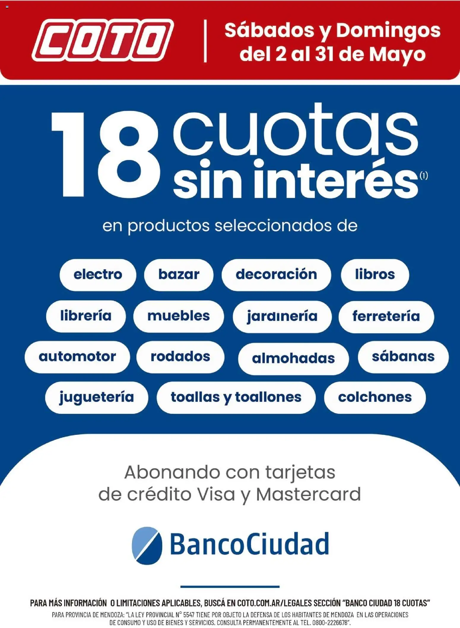 Coto - Banco Ciudad Mayo │ válido desde el 02.05.2026 | Página: 1